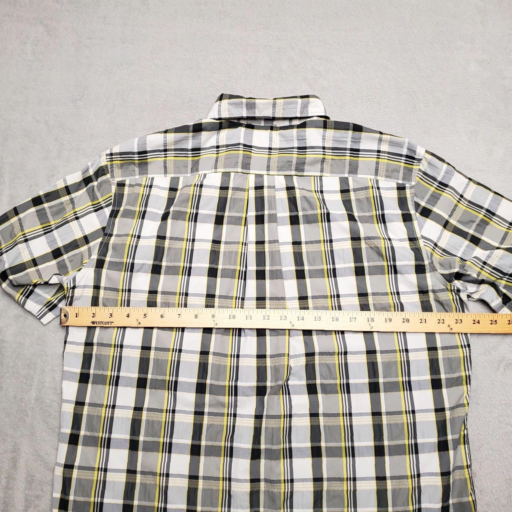 Eddie Bauer Eddie Bauer Shirt Mens L Gray Plaid Nylon Blend Outdoor Casual Button-Up Shirt Size US L / EU 52-54 / 3 - 5 Thumbnail
