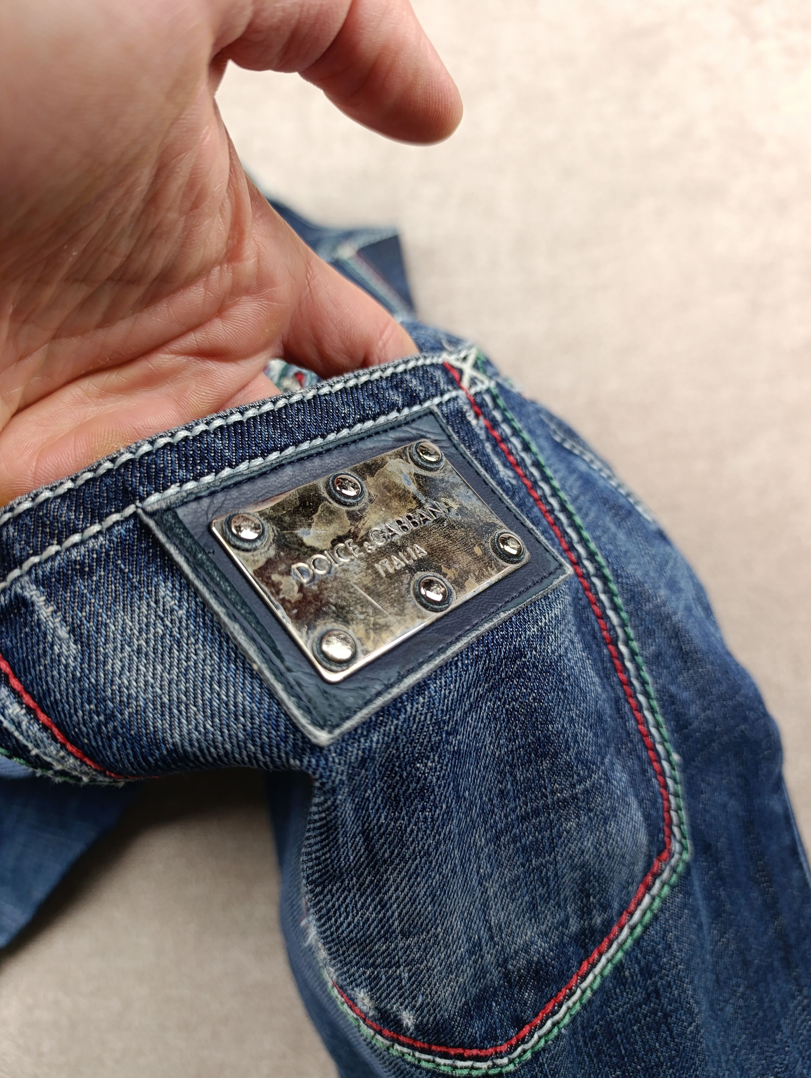 Dolce & Gabbana DOLCE GABBANA MENS DENIM SHORTS Size US 32 / EU 48 - 2 Thumbnail