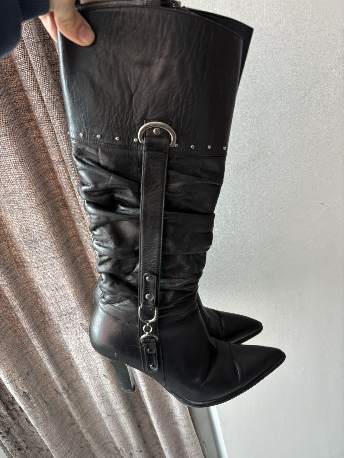 Vintage y2k leather boots Size US 7.5 / IT 37.5 - 13 Thumbnail