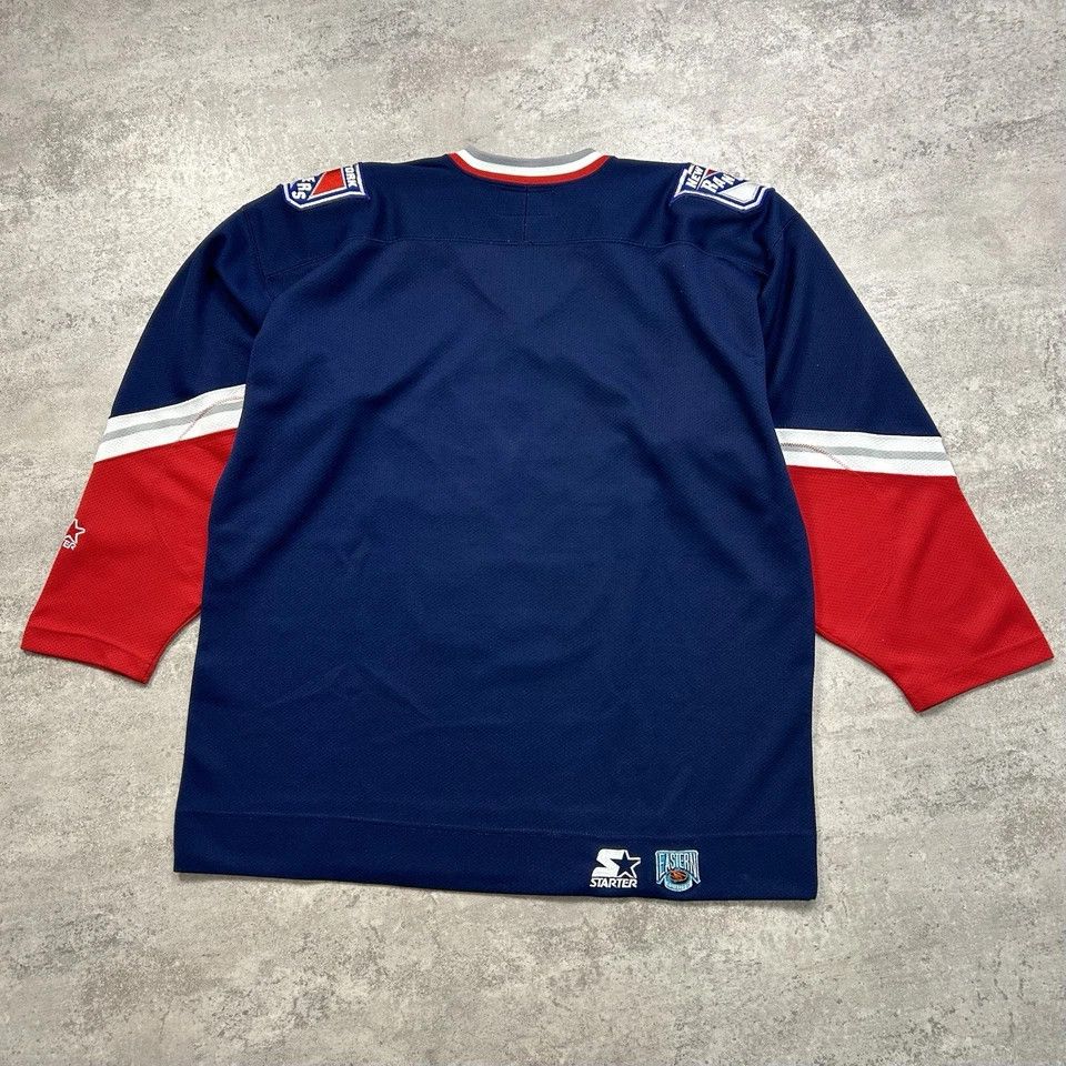 NEW YORK RANGERS LIBERTY LOGO STARTER HOCKEY JERSEY SIZE L