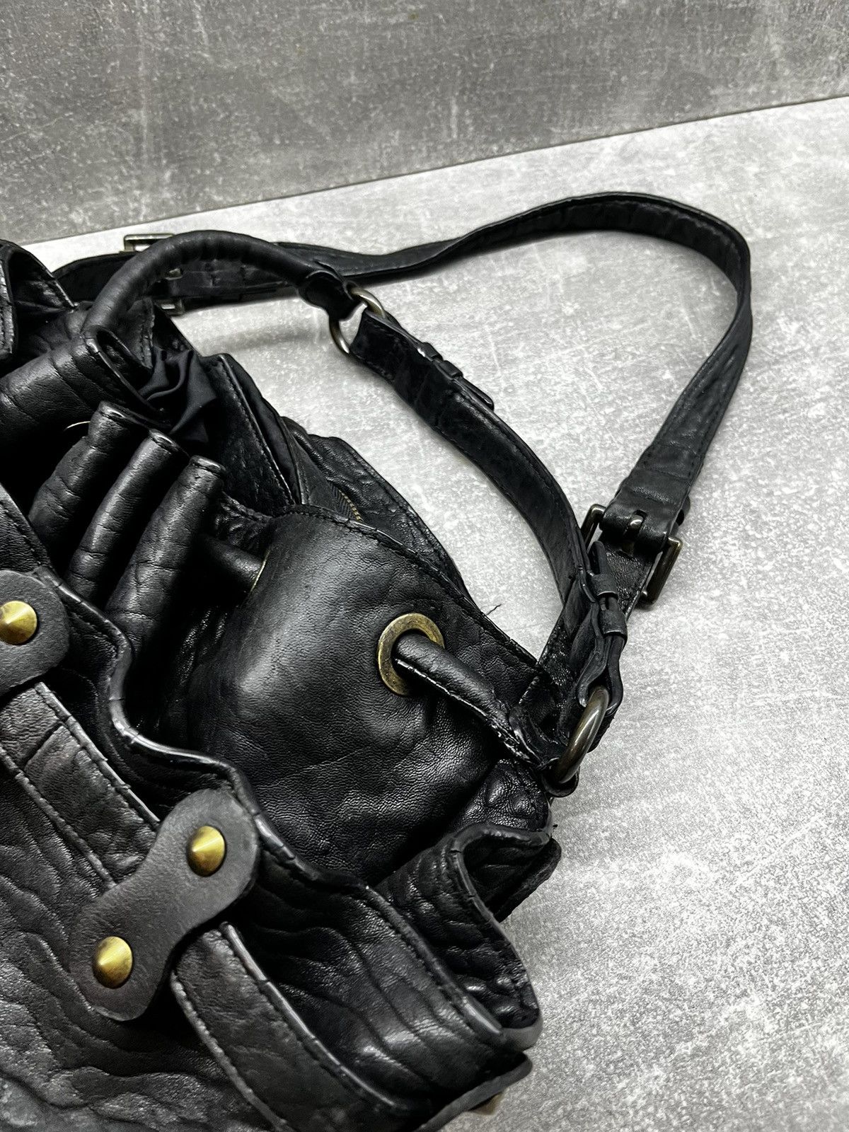 Alexander Wang × Japanese Brand × Leather alexander wang leather avant gard bag Size ONE SIZE - 7 Thumbnail