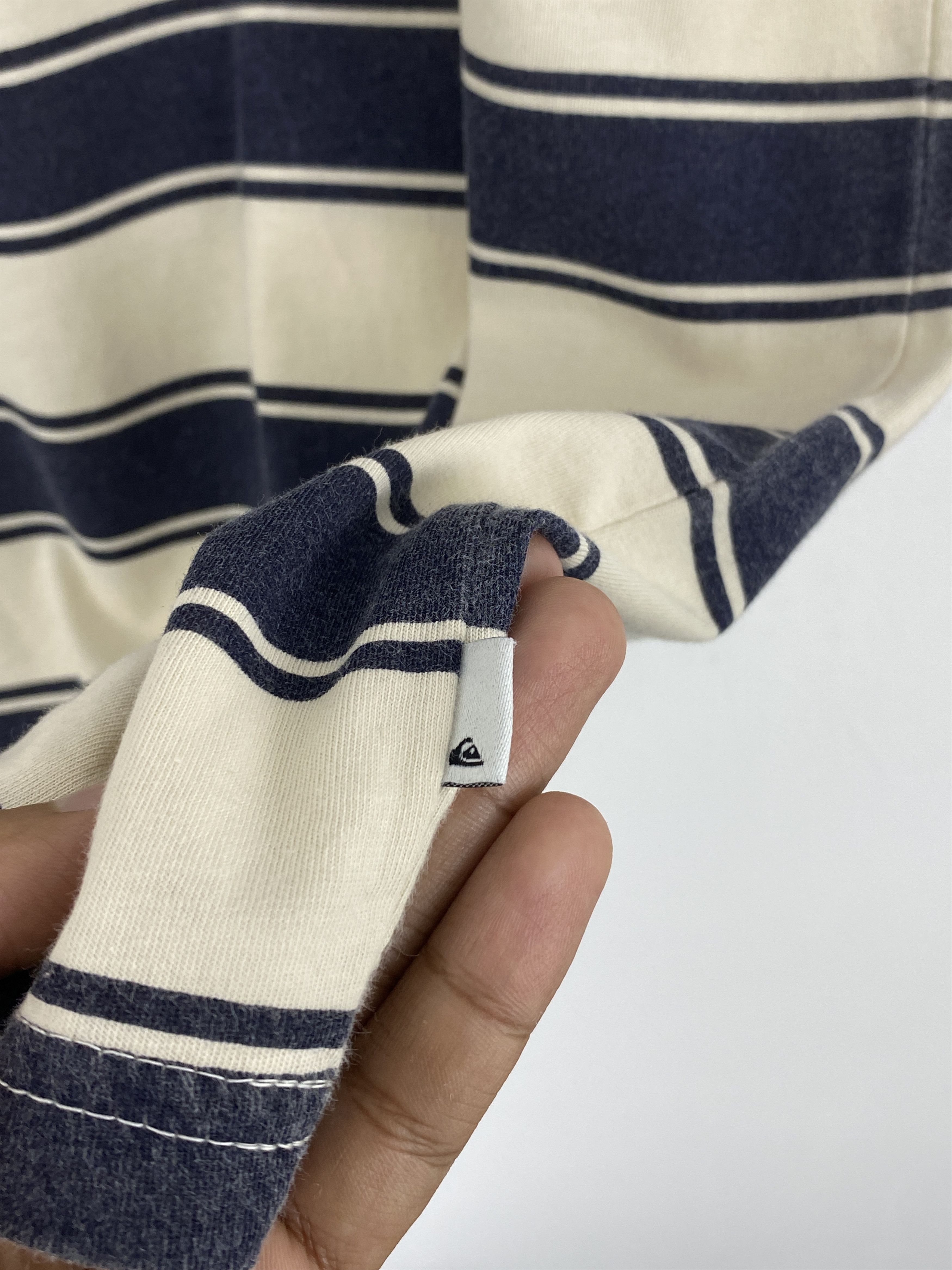 Quiksilver × Vintage Vintage Y2k Quiksilver Striped Short Sleeve Tee TA0513 Size US L / EU 52-54 / 3 - 8 Thumbnail