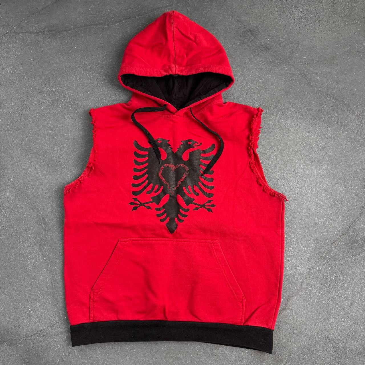 Japanese Brand Kanye West Vultures Style Distressed Hoodie Size US L / EU 52-54 / 3 - 1 Thumbnail