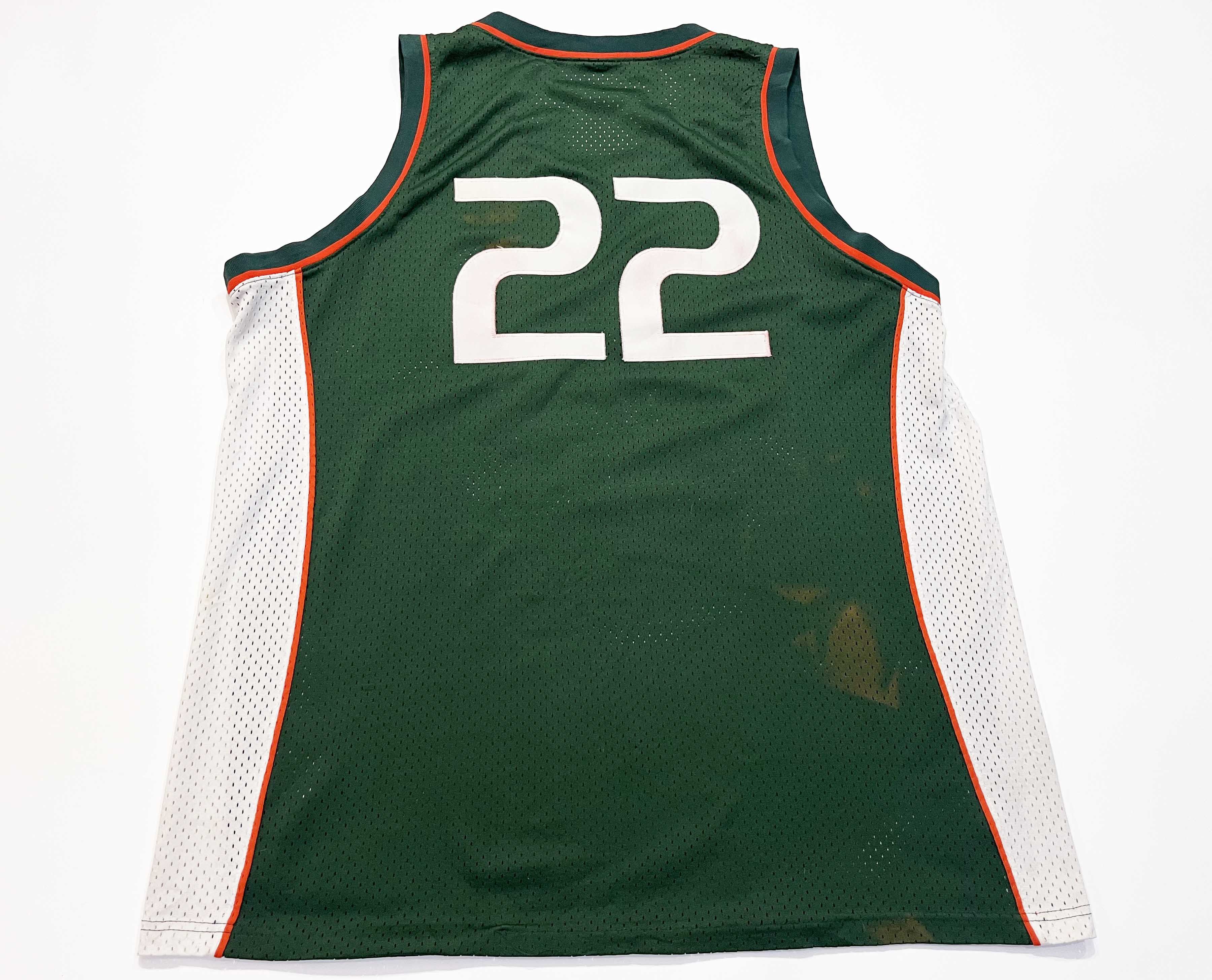 Nike Nike Miami Hurricanes #22 NCAA Basketball Jersey Size US XL / EU 56 / 4 - 5 Thumbnail