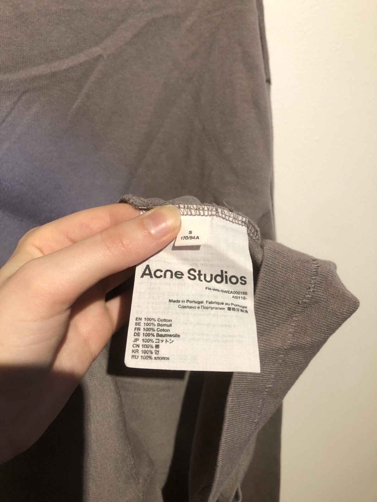Acne Studios Acne Studios Edra Airbrush Cotton Hoodie Size US S / EU 44-46 / 1 - 4 Thumbnail