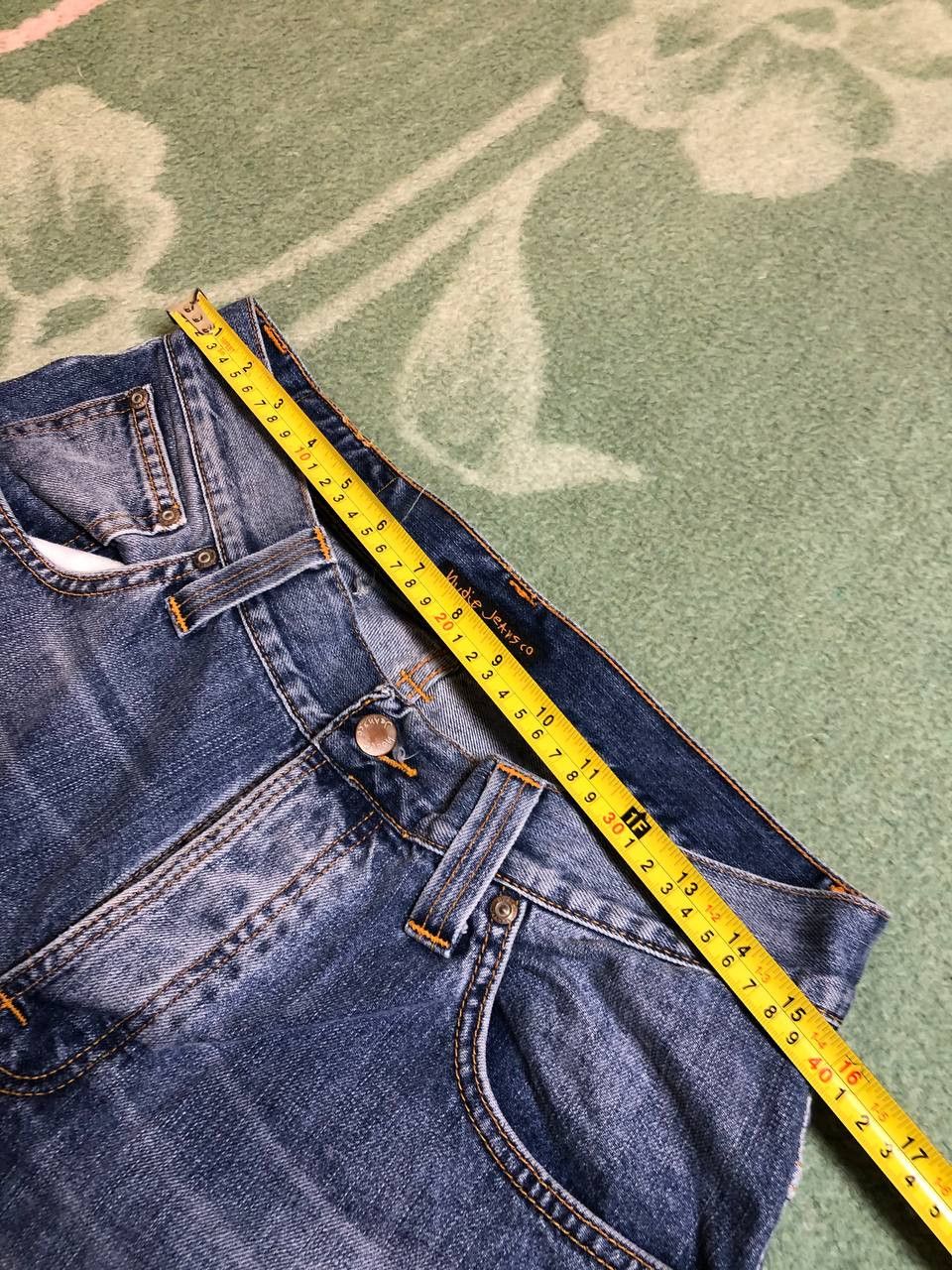 Nudie Jeans NUDIE Denim Blue Wash Straight Leg Jeans Size US 31 - 8 Thumbnail