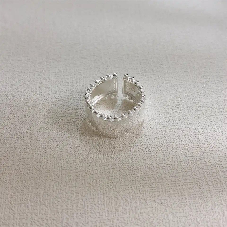 Jewelry × Vintage 925 Sterling Silver Irregular Ring Size ONE SIZE - 4 Thumbnail