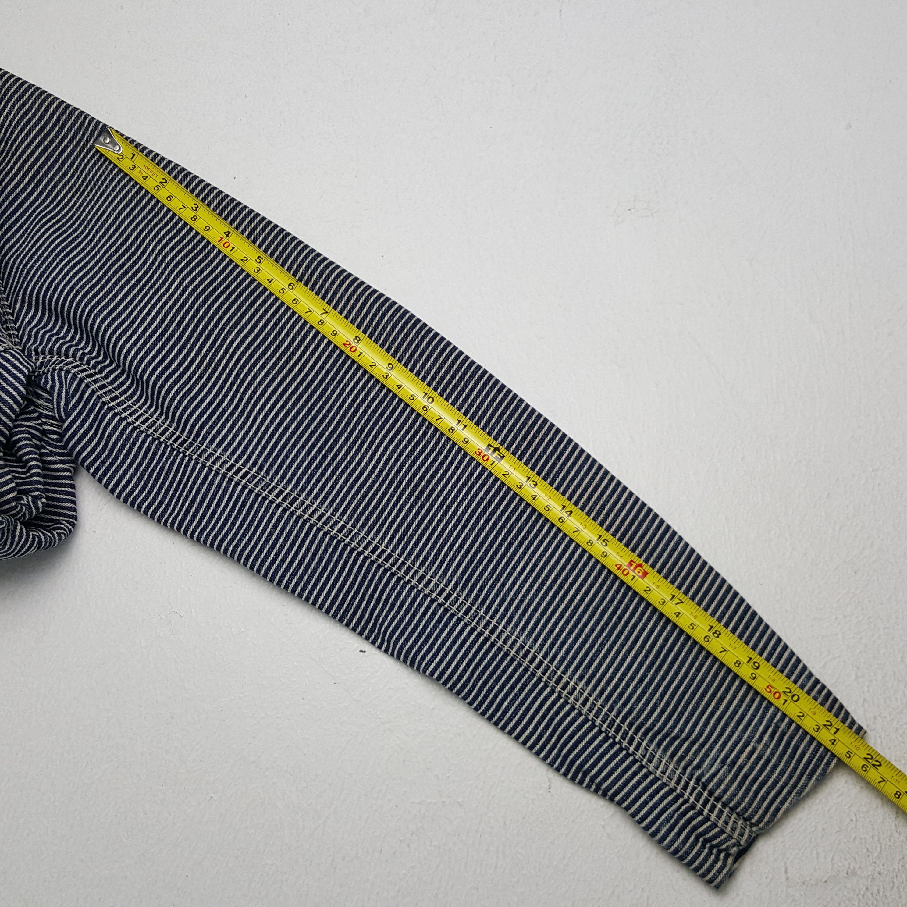 Japanese Brand × Kapital Vintage Kapital Japan Striped Custom Logo Button Up Jacket Size US S / EU 44-46 / 1 - 6 Thumbnail