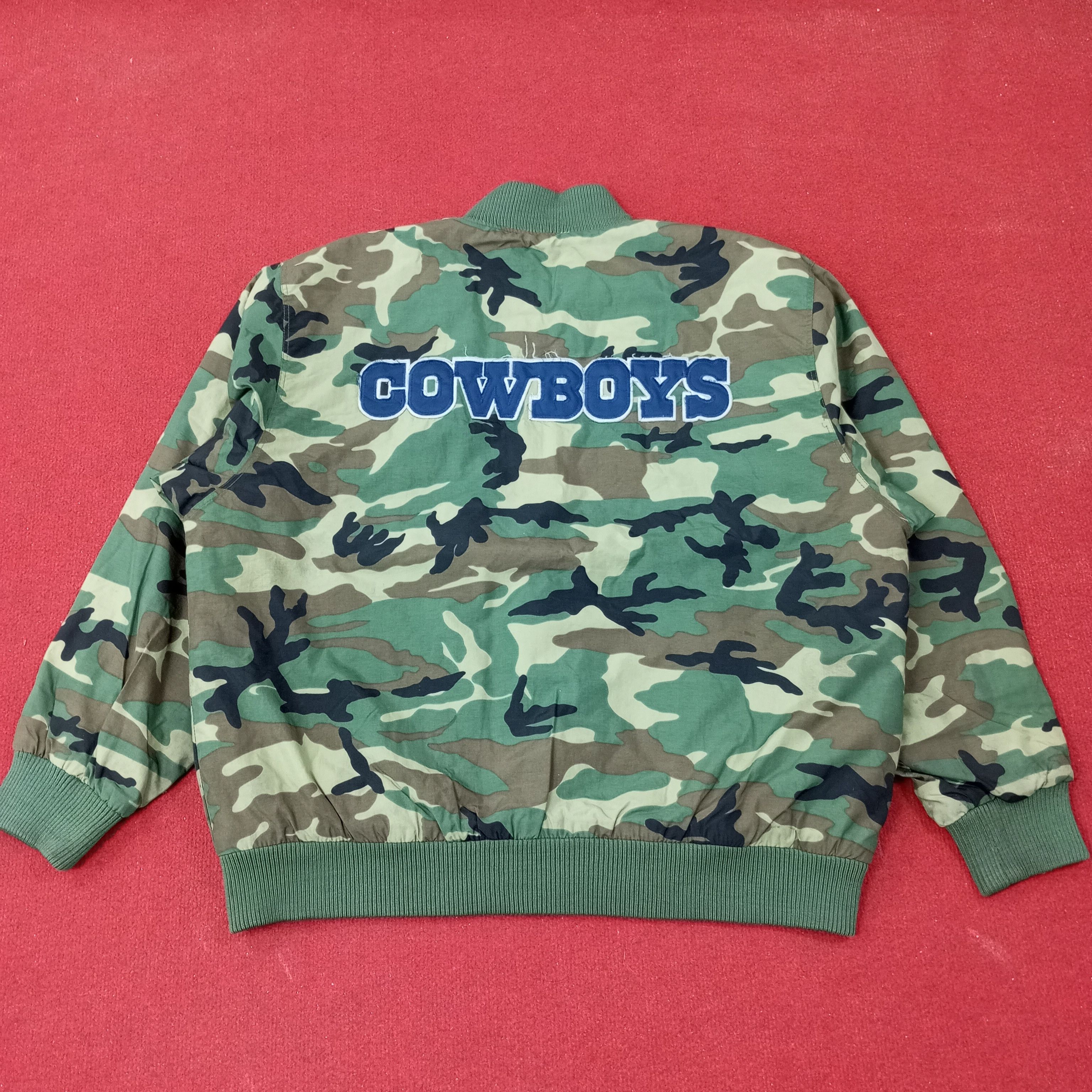 NFL Dallas Cowboys NFL Football Team Camo Jacket c250n7 Size US XXL / EU 58 / 5 - 1 Thumbnail