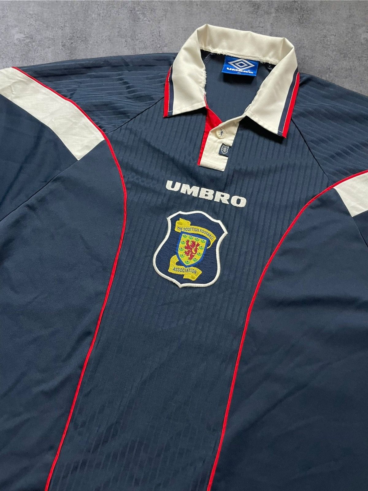 Umbro × Vintage Vtg 1996/97 SCOTLAND UMBRO Jersey Scottish Football Kits Size US XL / EU 56 / 4 - 2 Thumbnail