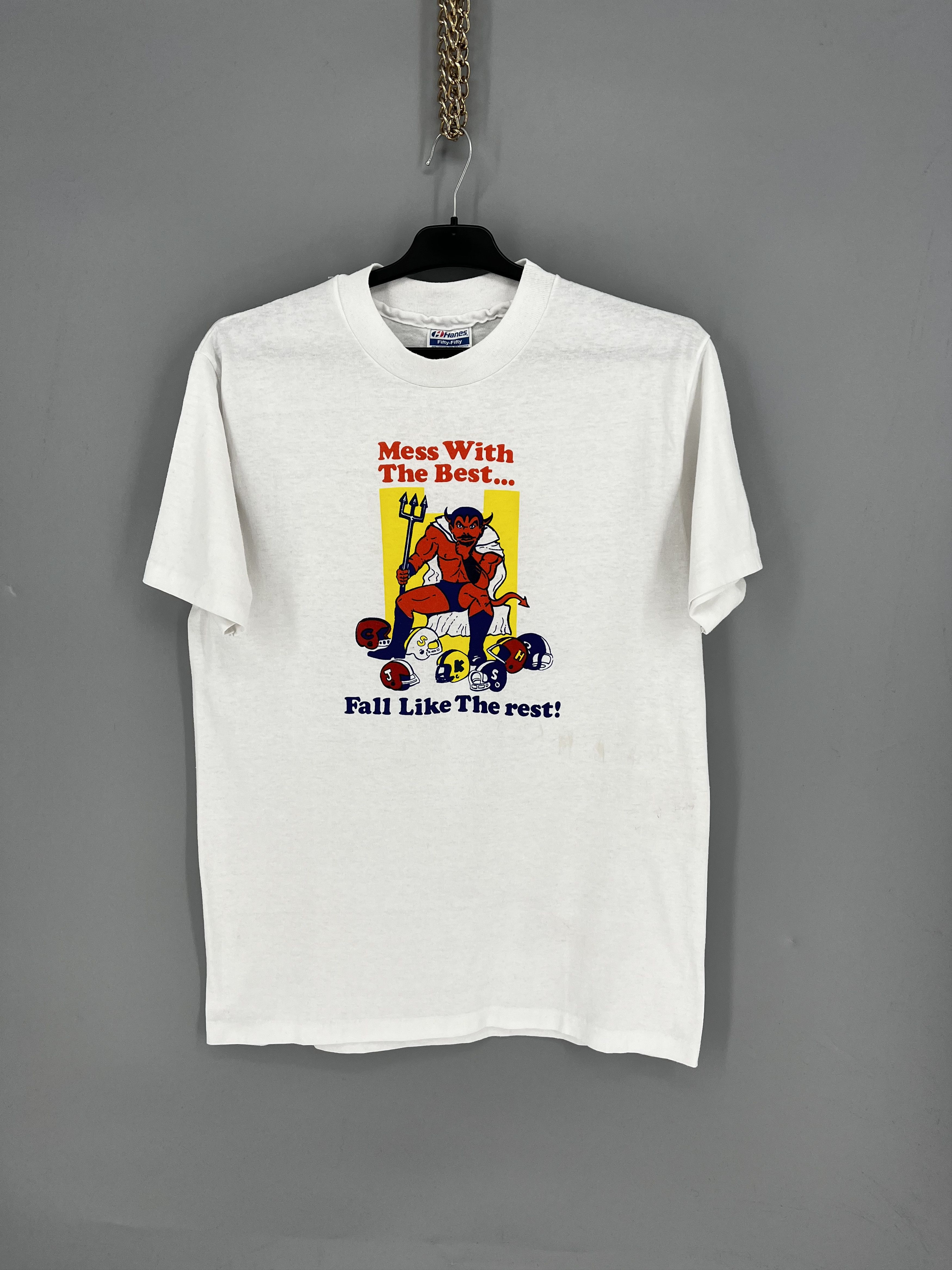 Vintage Vintage Y2K ADULT “ Mess With The Best. Fall Like The rest!“ Size US L / EU 52-54 / 3 - 1 Thumbnail
