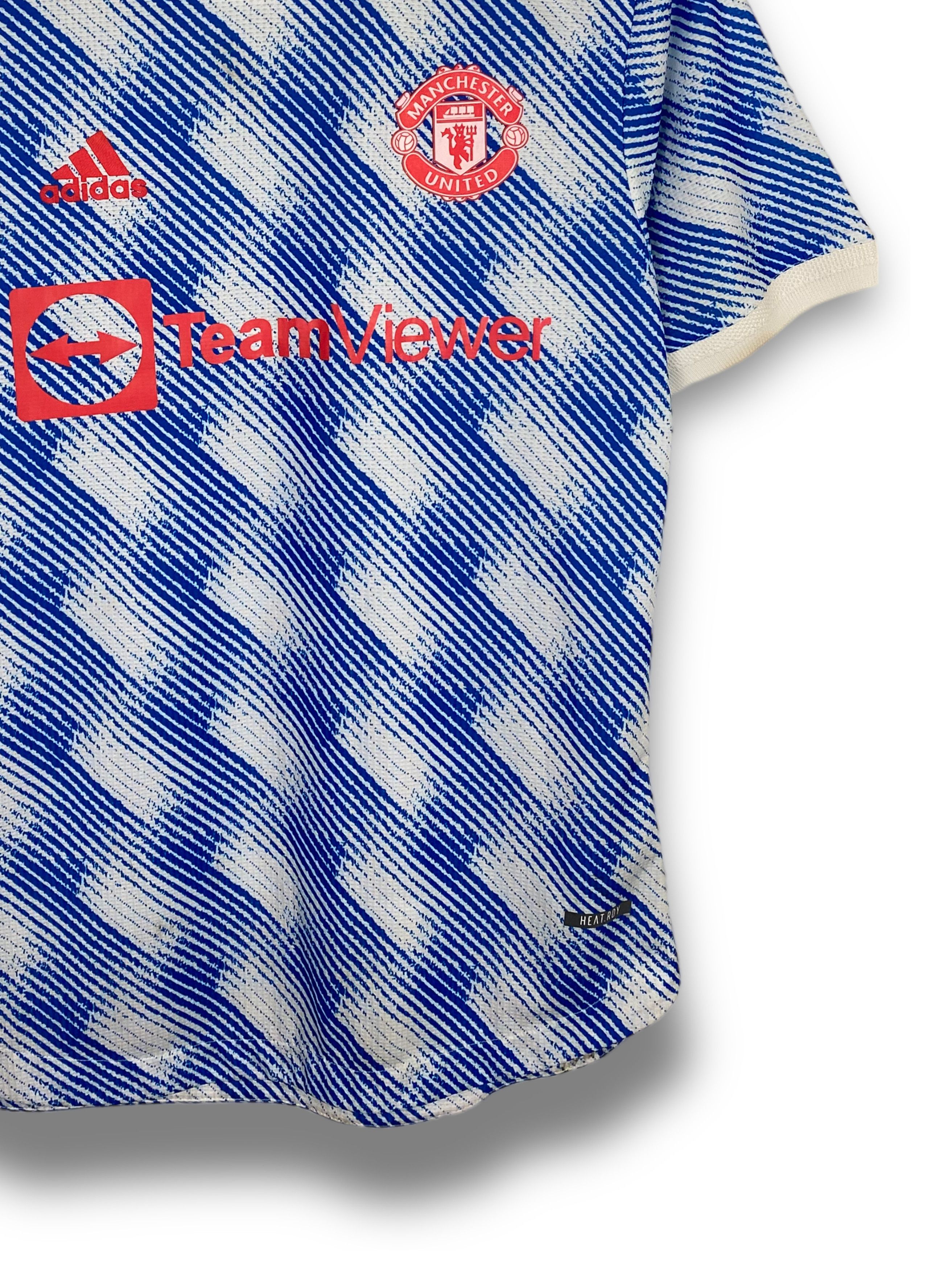 Adidas 21/22 ADIDAS Manchester United TeamViewer Soccer Jersey M508 Size US M / EU 48-50 / 2 - 2 Thumbnail