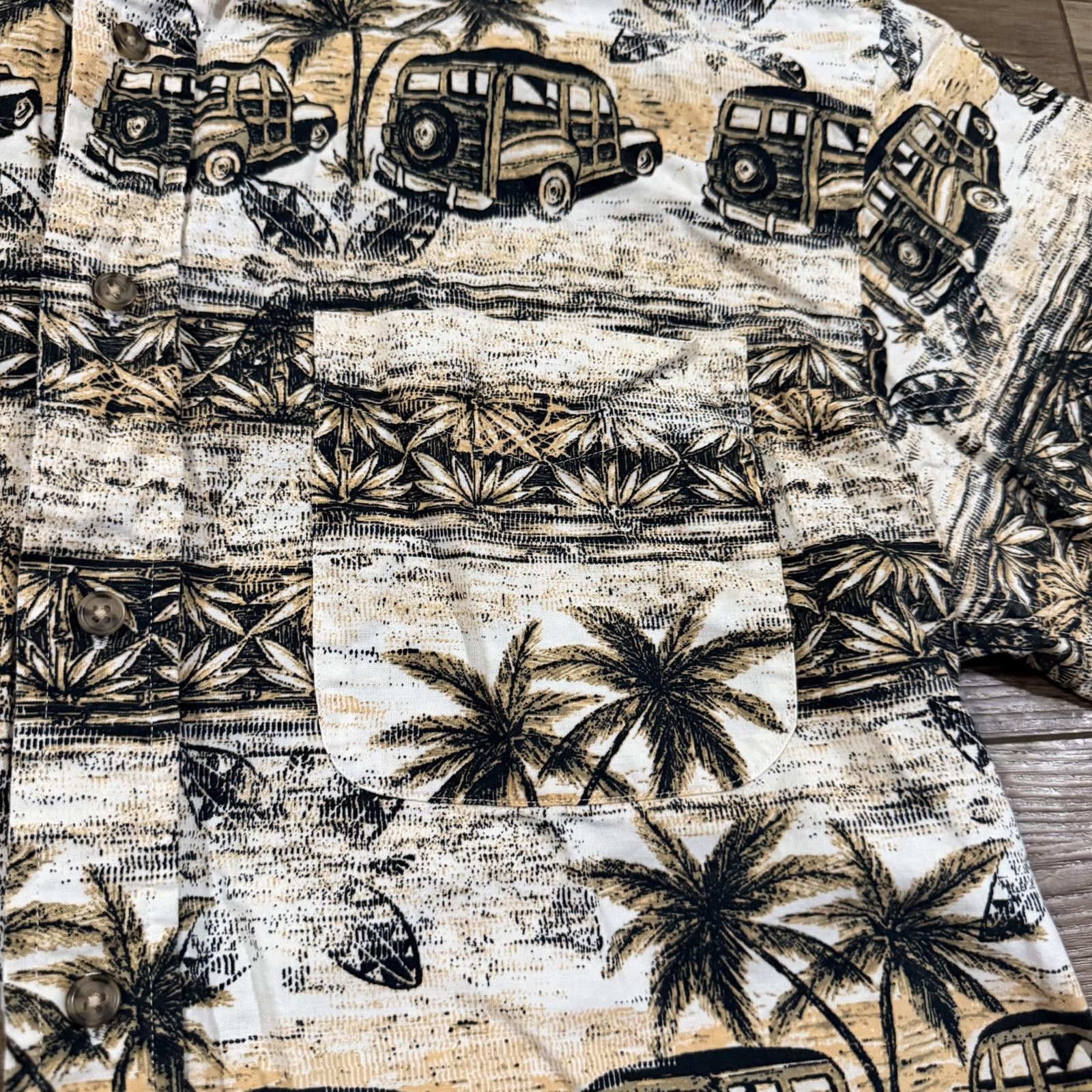 Puritan Vintage Puritan Hawaiian Tropical Beach Button Shirt Size US M / EU 48-50 / 2 - 2 Thumbnail