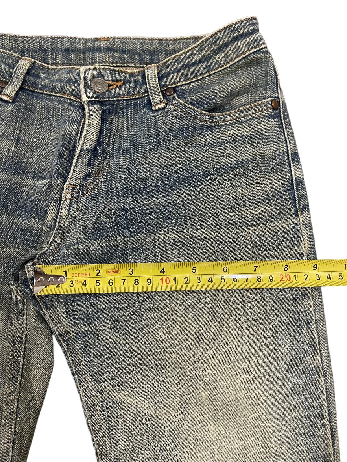 If Six Was Nine Vintage Japanese Brand Blue Wash Style Flare Jeans Size 26" / US 2 / IT 38 - 13 Thumbnail