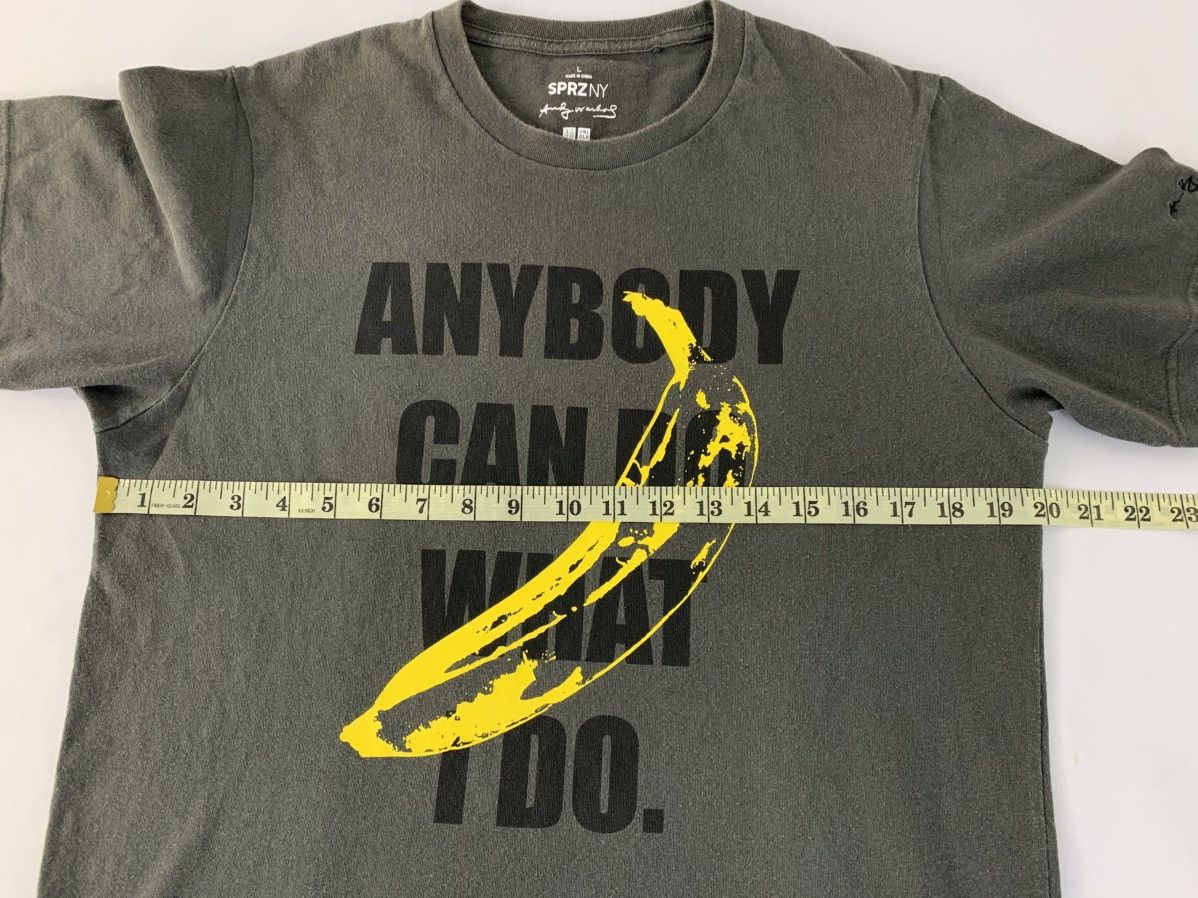Andy Warhol SPRZNY Andy Warhol Banana Quotes Humors Printed Tee Size US M / EU 48-50 / 2 - 8 Thumbnail