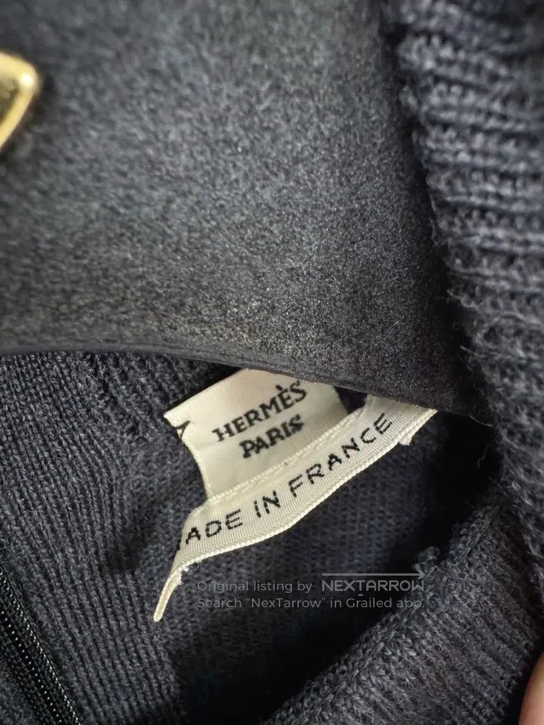 Hermes Hermes High Neck Silk and Wool Sweater Size XS / US 0-2 / IT 36-38 - 2 Thumbnail