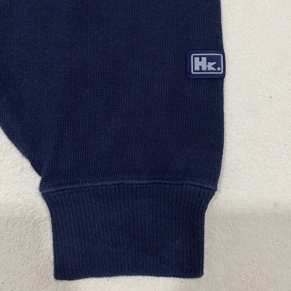 Designer × Hiroko Koshino Homme × Japanese Brand Vintage HIROKO KOSHINO Embroidered Big Logo Sweatshirt Size US L / EU 52-54 / 3 - 7 Thumbnail