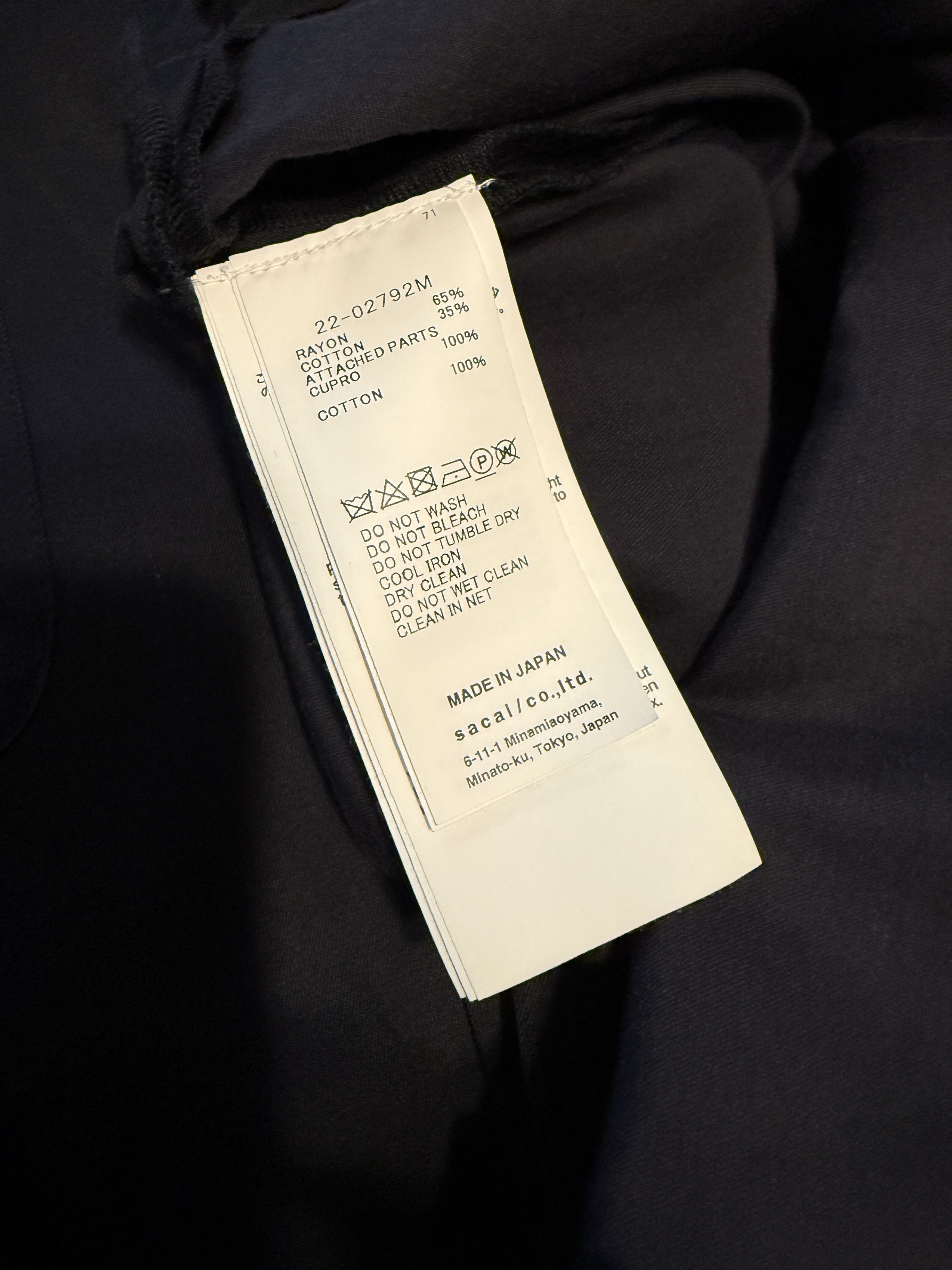 Sacai Sacai Cotton & Rayon Bowling Shirt Size US M / EU 48-50 / 2 - 6 Thumbnail