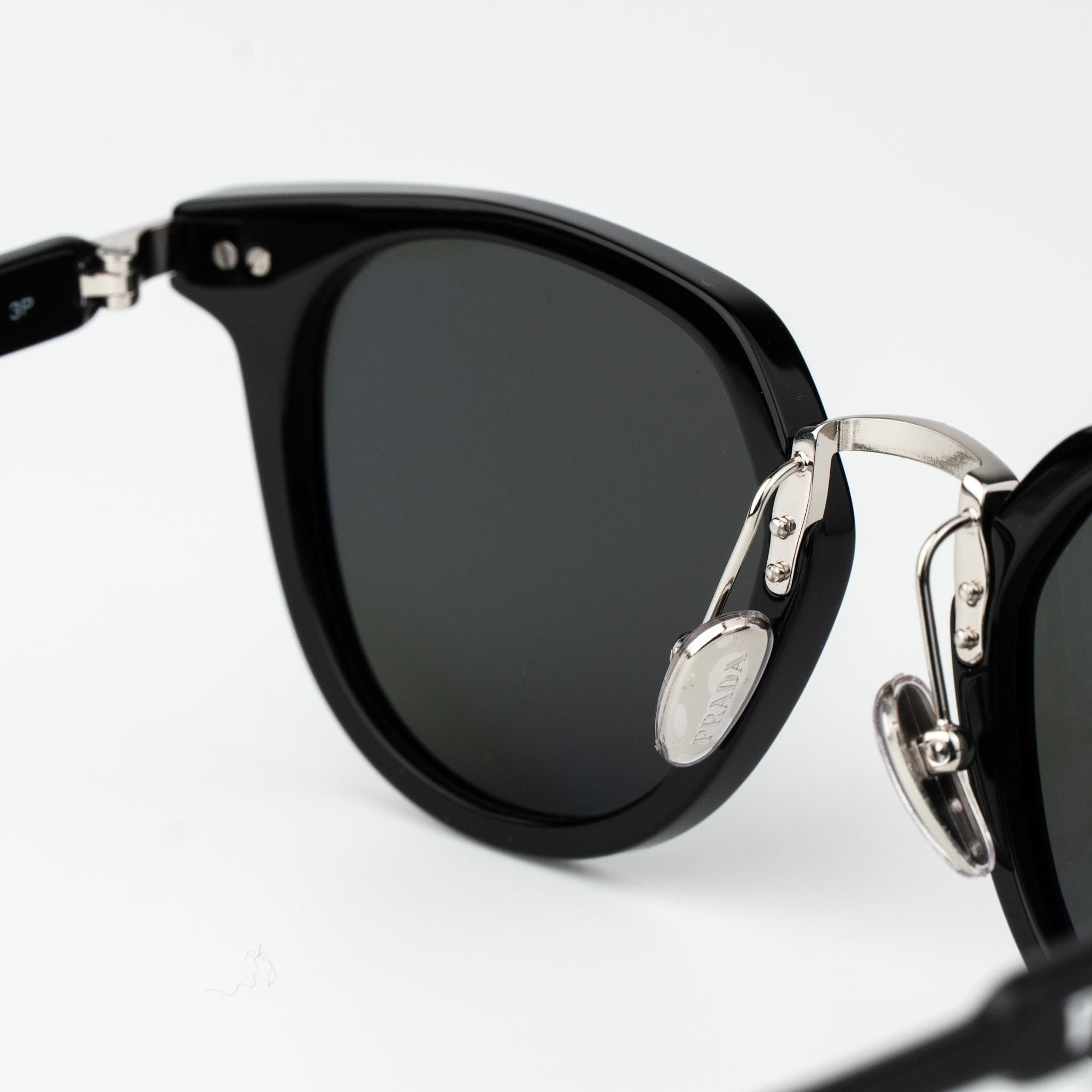 Prada Prada Men Sunglasses Oval PR17YS 1AB03R BRAND NEW Size ONE SIZE - 7 Thumbnail