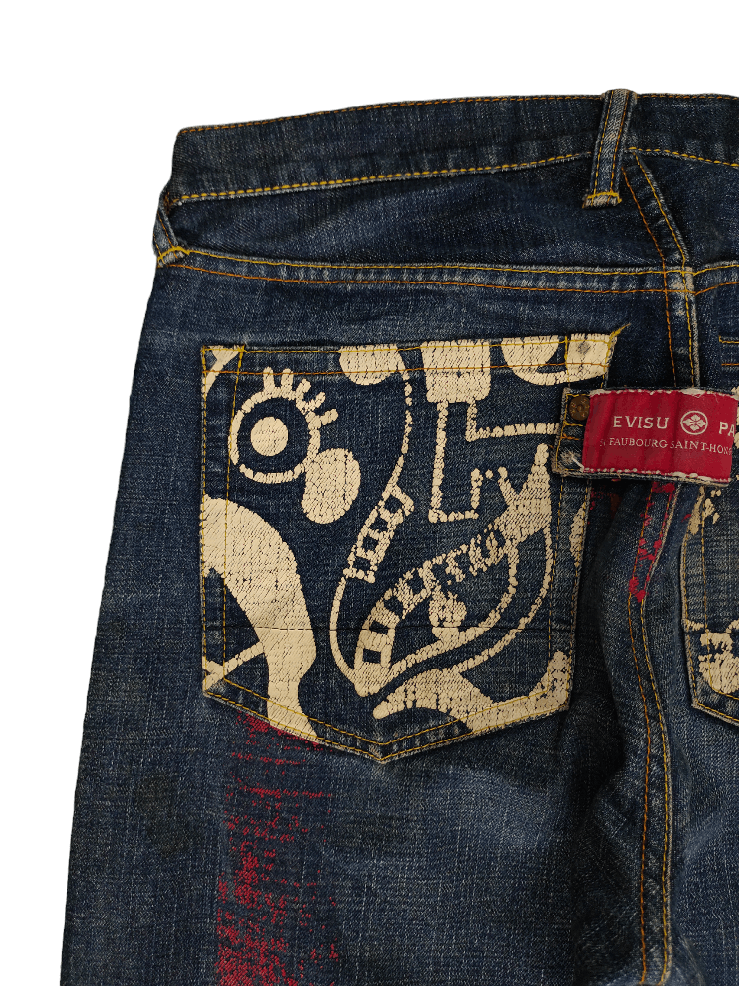 Evisu Vintage Evisu Calvin Leong Big Daicock Selvedge Denim Jeans Size US 32 / EU 48 - 4 Thumbnail