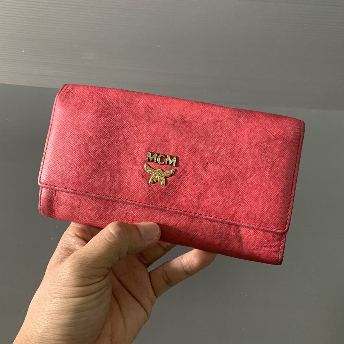 MCM MCM Pink Long Wallet Size ONE SIZE - 2 Thumbnail