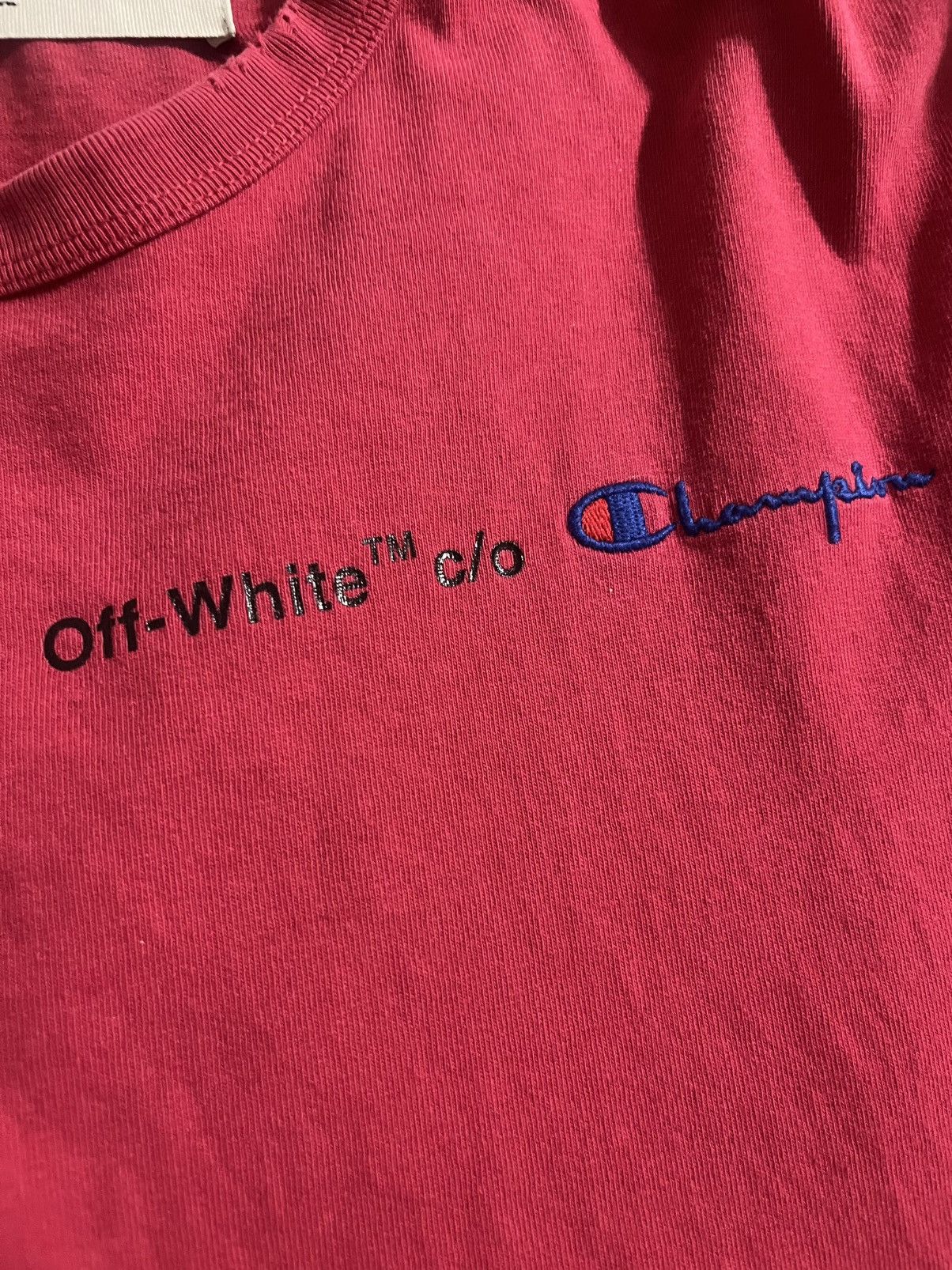 Champion × Off-White Off-white x Champion Tee size-M Size US L / EU 52-54 / 3 - 4 Thumbnail