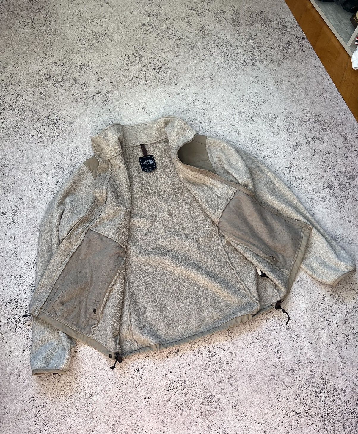The North Face × Vintage The North Face Denali zip up Beige Fleece Y2K Size M / US 6-8 / IT 42-44 - 14 Thumbnail