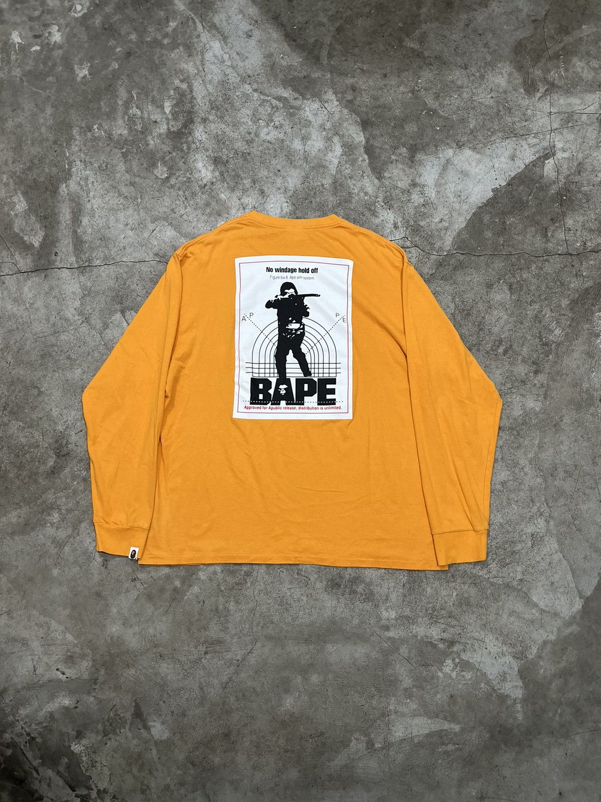 Bape Bape No Windage/Flying Planets Longsleeve Size US XXL / EU 58 / 5 - 1 Thumbnail