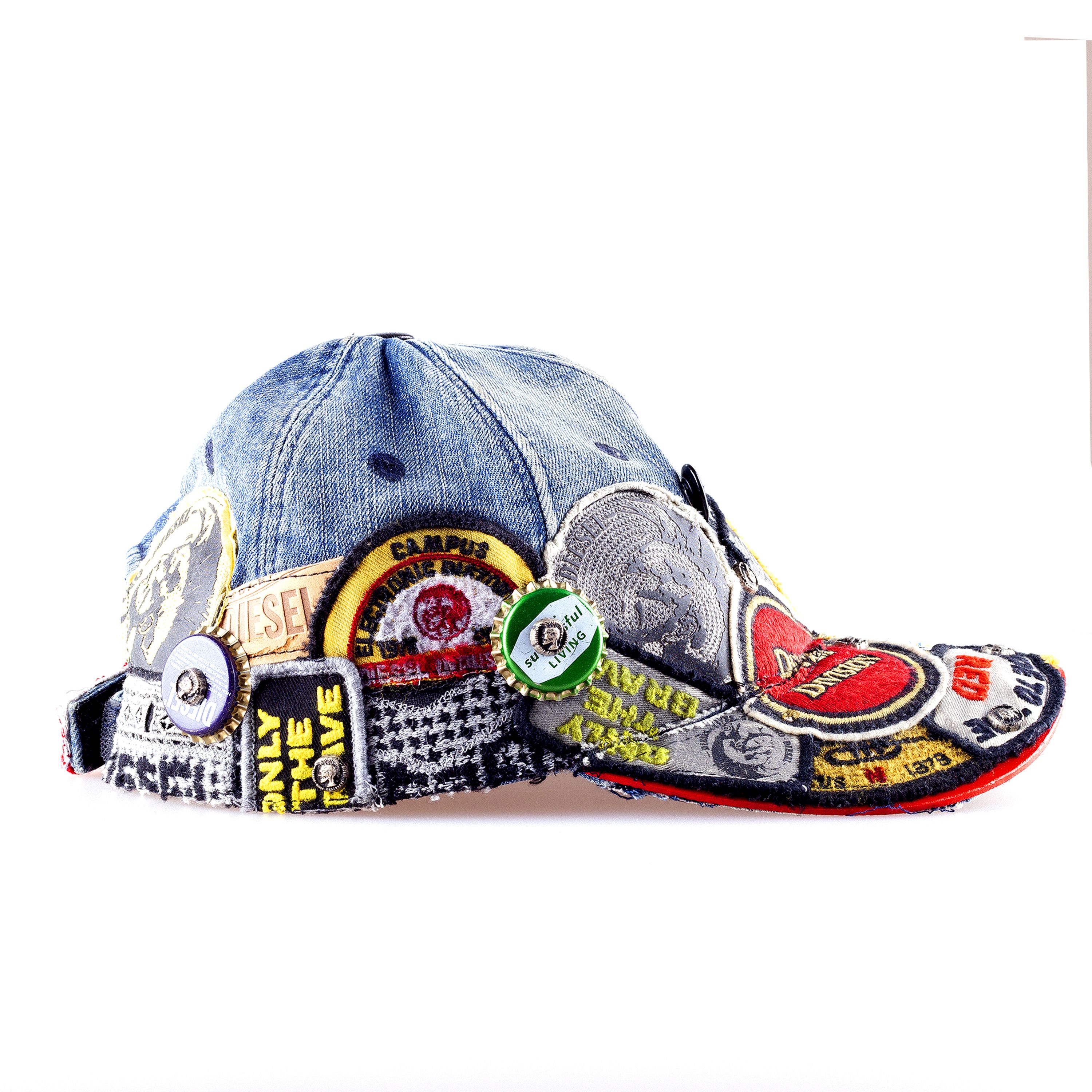 Diesel × Diesel Black Gold DIESEL TRIBUTE x Nicola Formichetti Patches Denim Snapback Size ONE SIZE - 3 Thumbnail
