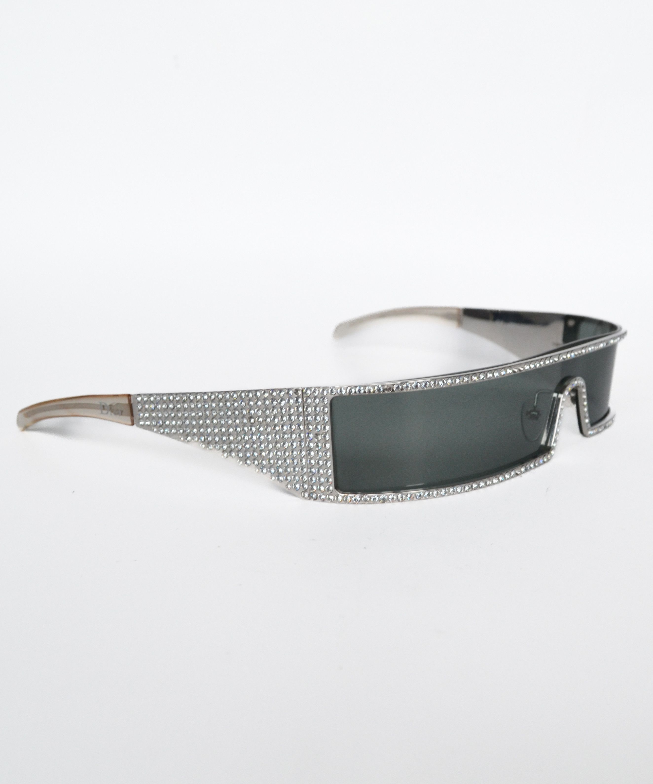 Dior DIOR Sunglasses Swarovski Punk 2003 GALLIANO Metal y2k Size ONE SIZE - 7 Thumbnail