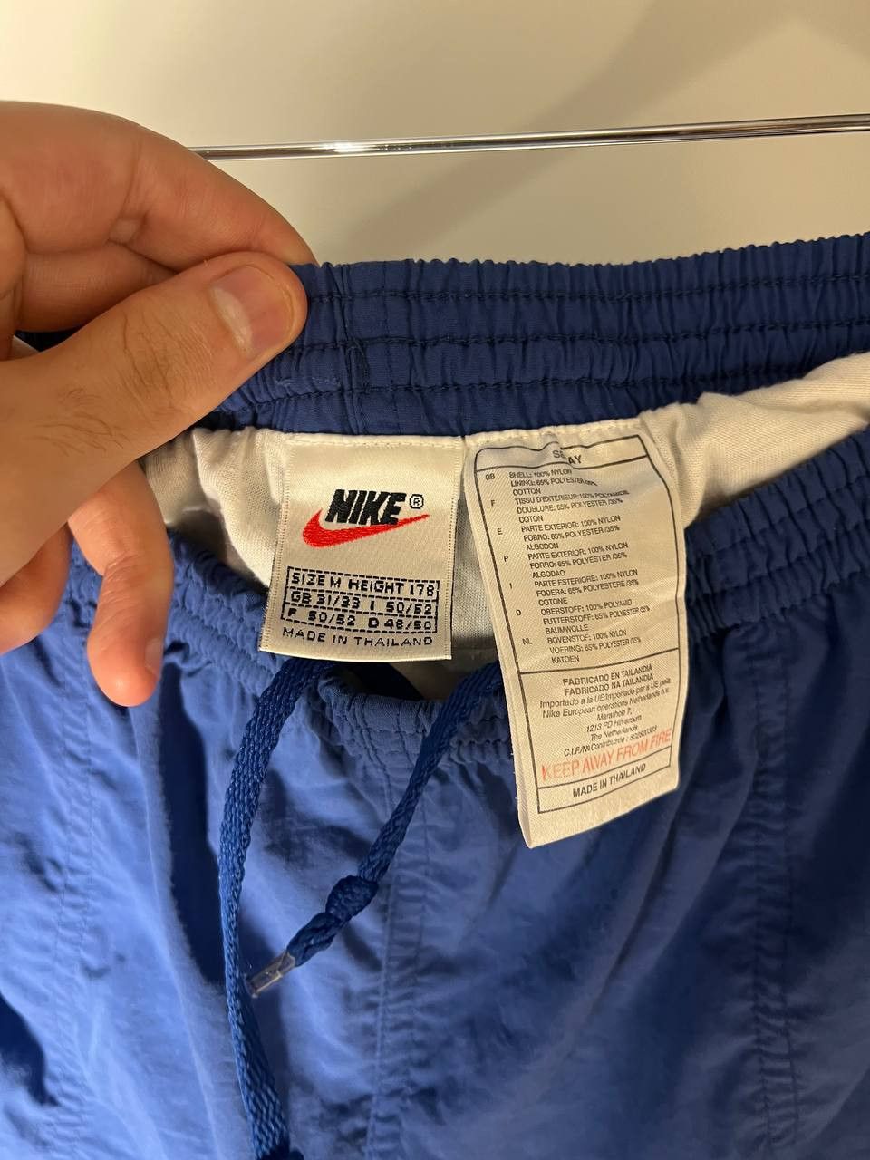 Nike VINTAGE NIKE CHALLENGE COURT RETRO NYLON SHORTS Y2K 90s USA Size US 32 / EU 48 - 7 Thumbnail
