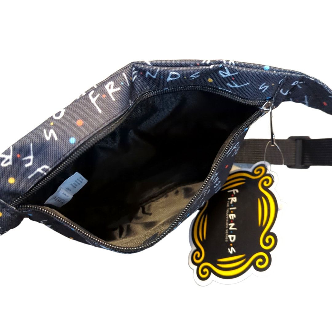 Other FRIENDS Black Logo Adjustable Zipper Fanny Pack Bum Bag NEW Size ONE SIZE - 6 Thumbnail