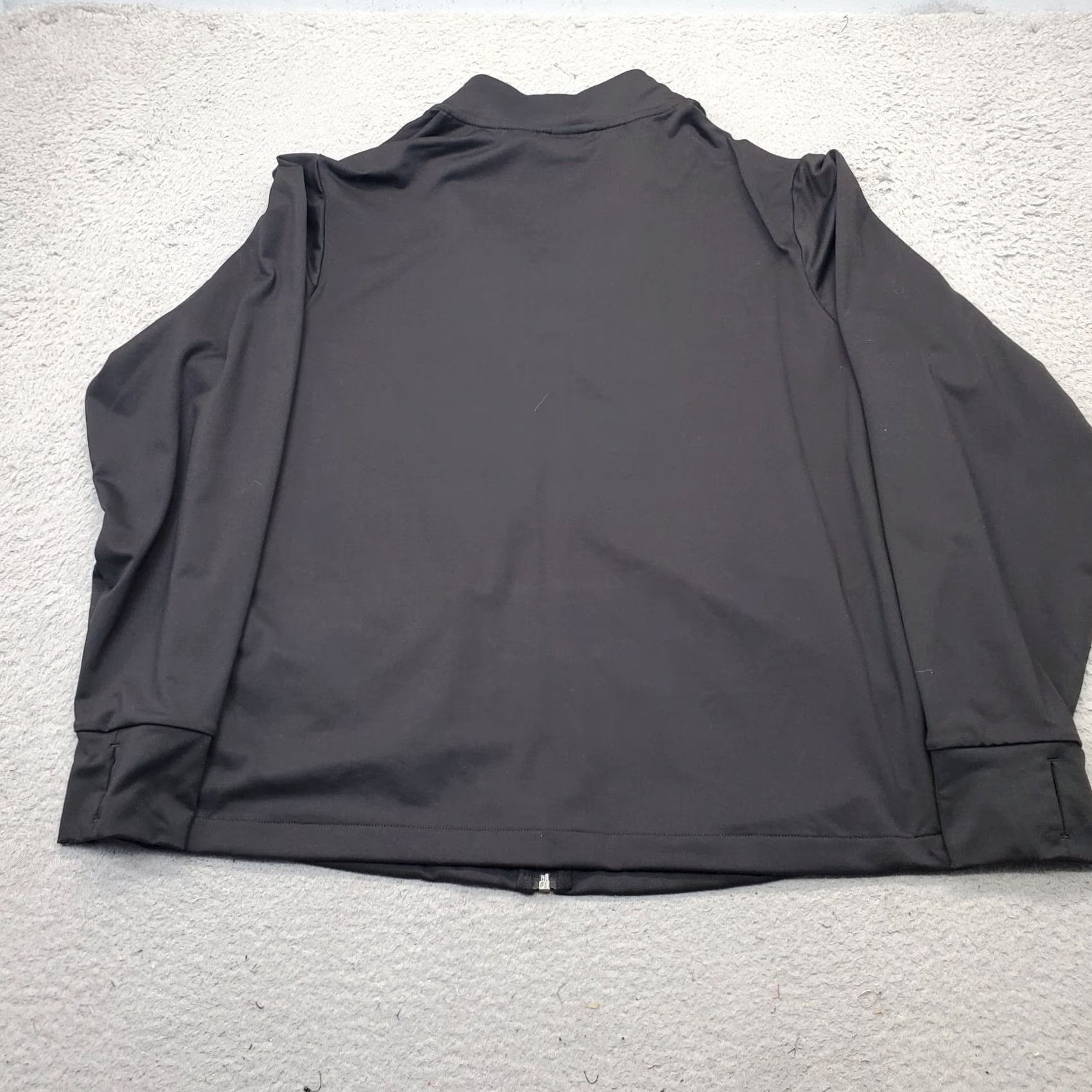 Puma PUMA Track Jacket Mens 2X Black Lightweight Moisture Wicking Long Sleeve Zip-Up Size US XXL / EU 58 / 5 - 2 Thumbnail