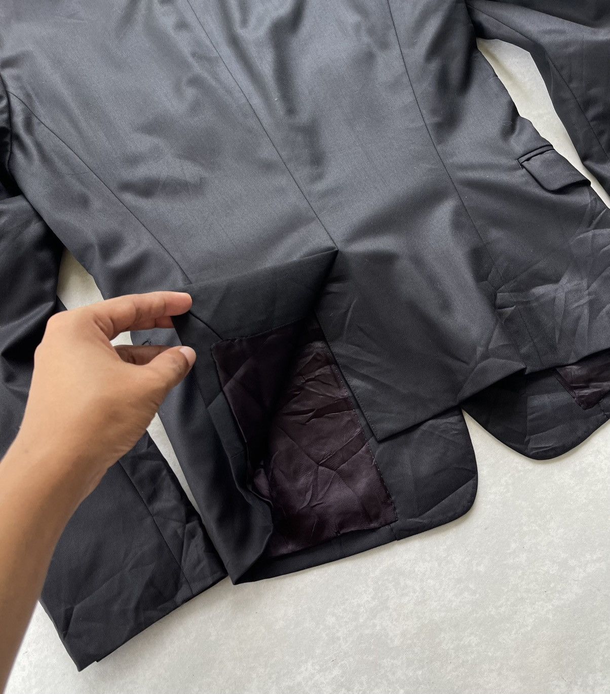 If Six Was Nine × Japanese Brand 🔥RARE🔥 THE TWELVE MEN'S SUPER BLACK TAILORED BLAZER/JACKET Size US S / EU 44-46 / 1 - 9 Thumbnail