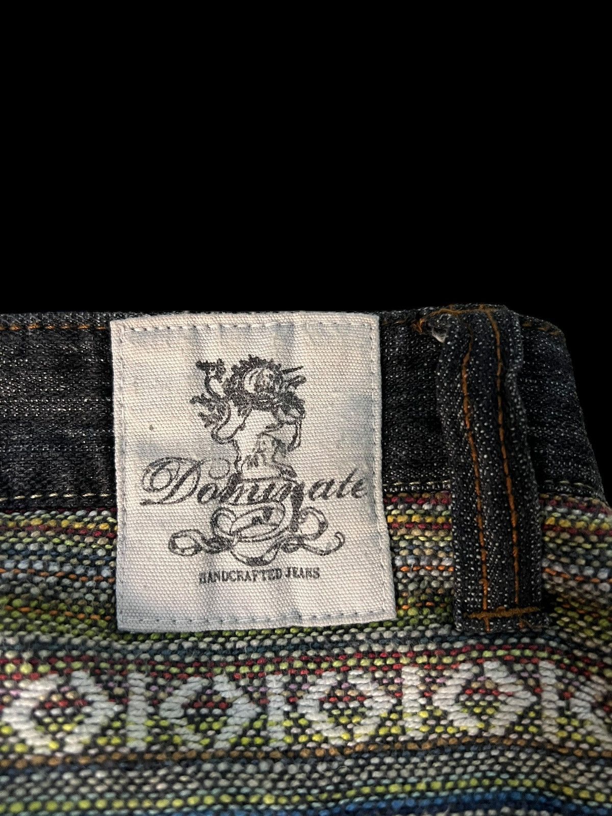 If Six Was Nine × Le Grande Bleu (L.G.B.) VINTAGE 90’S STYLE DOMINATE HANDCRAFTED NICE DESIGN JEANS Size US 32 / EU 48 - 10 Thumbnail