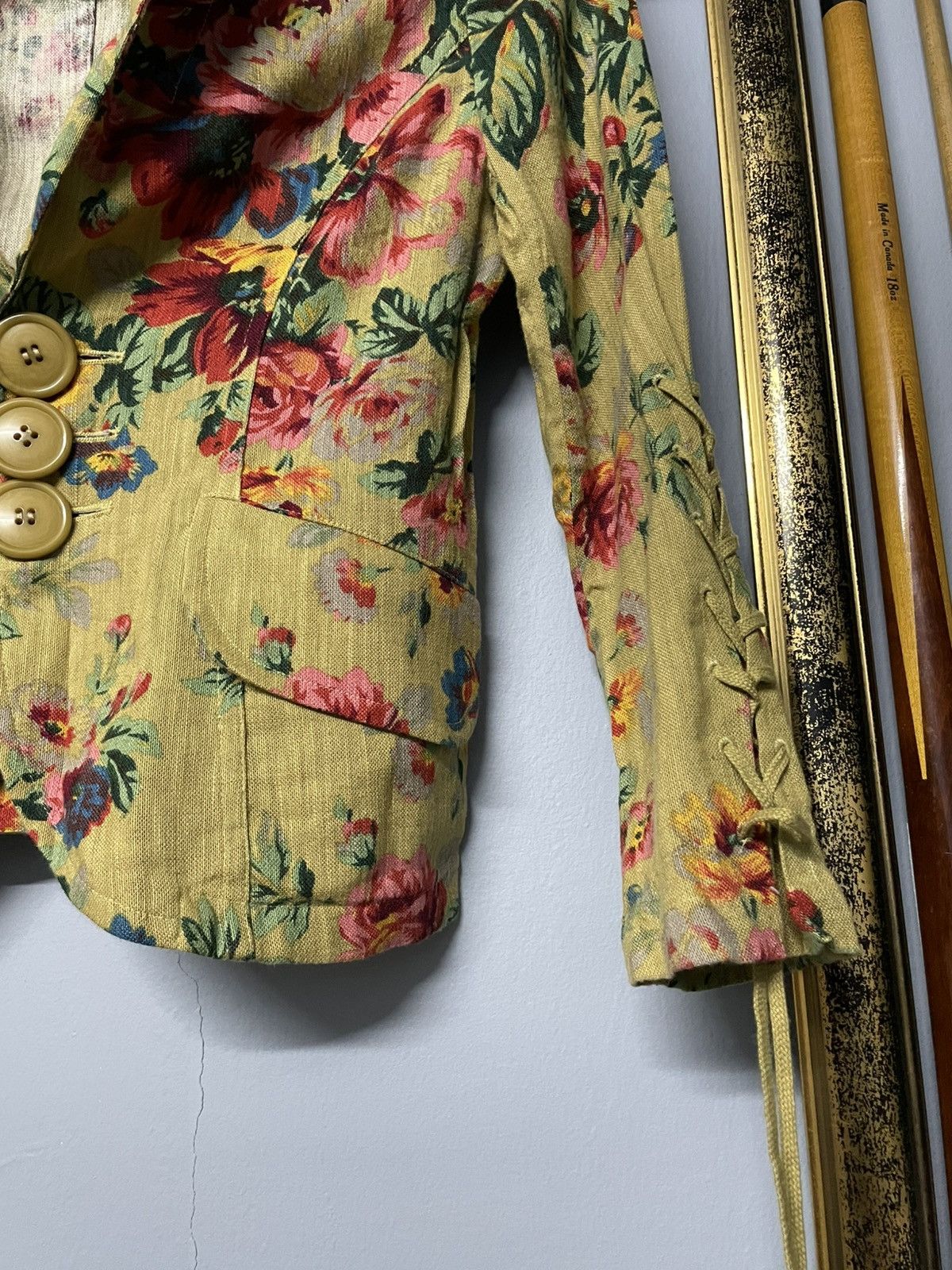 Vintage 90s Issey Miyake Sunaokuwahara Inspired Floral Vest