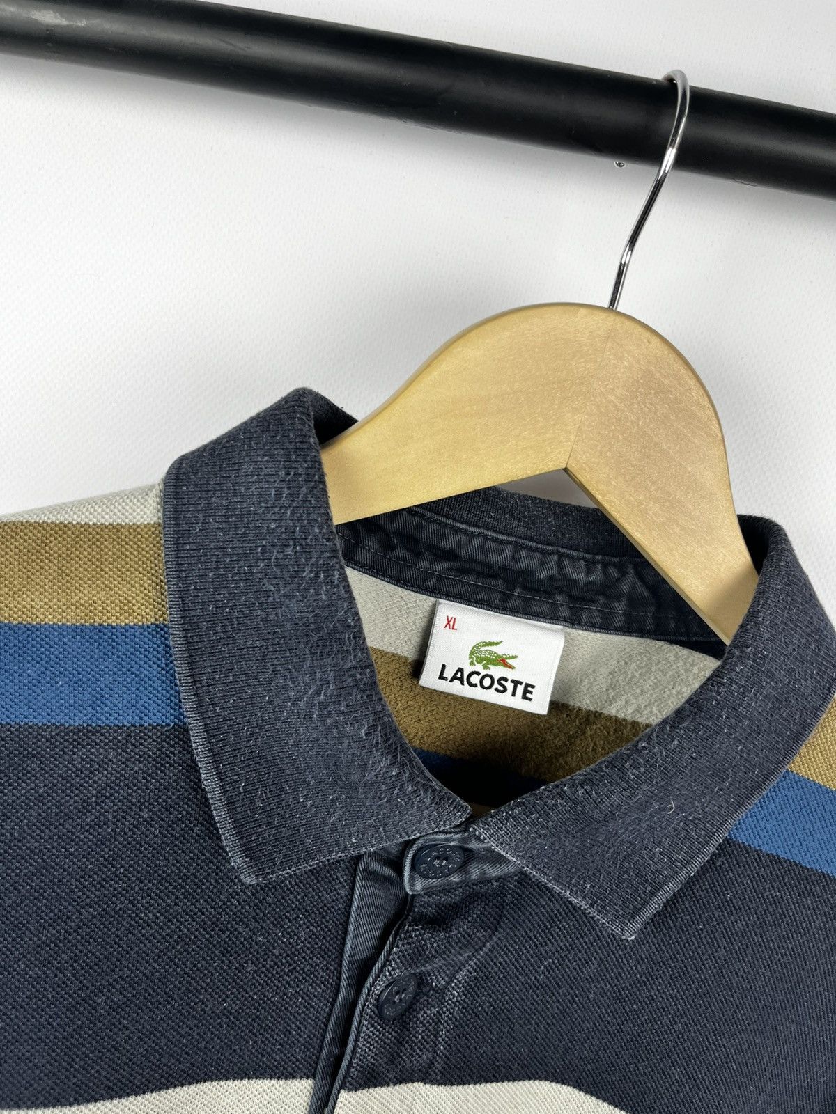 Lacoste Lacoste rugby shirt vintage size xl Size US XL / EU 56 / 4 - 12 Thumbnail