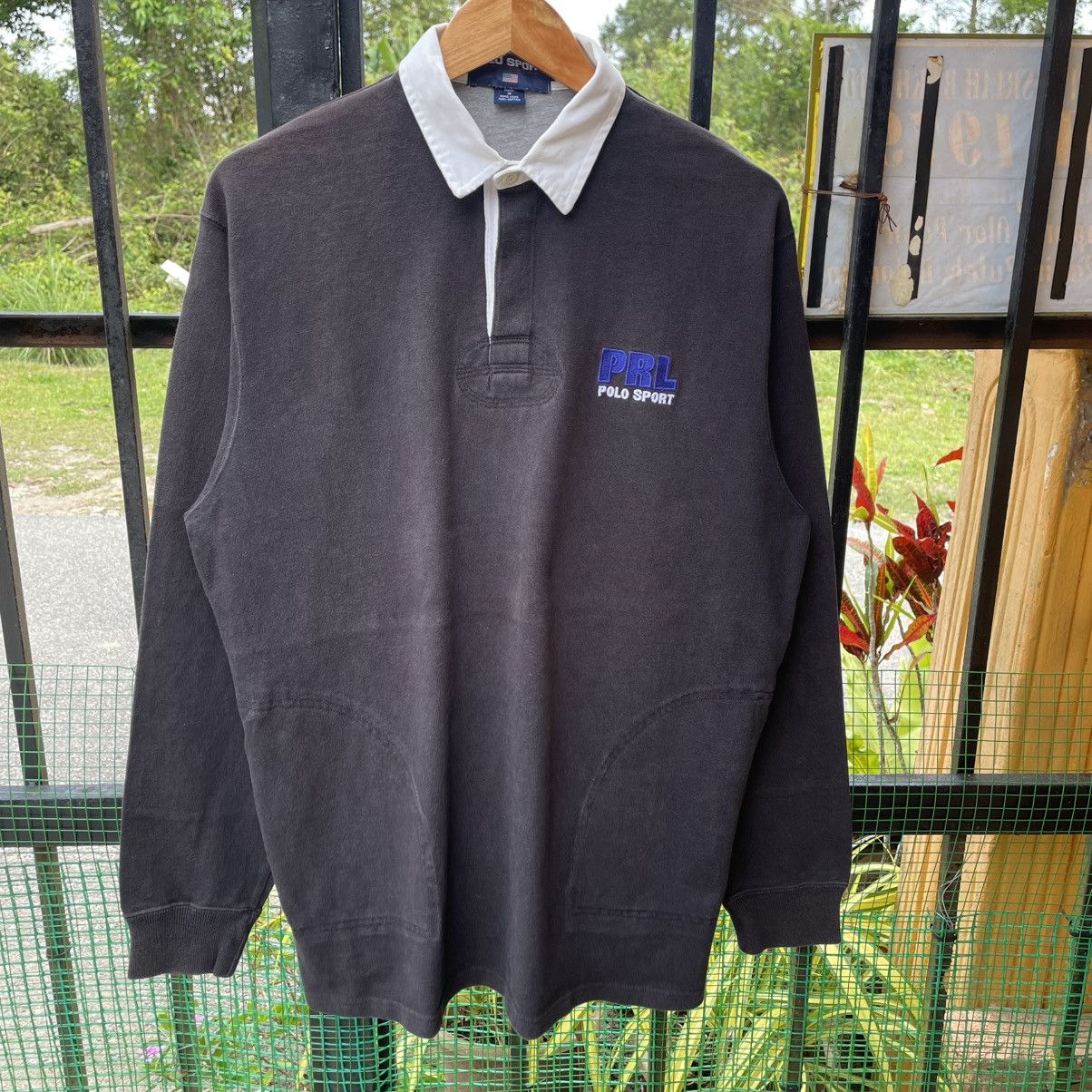 Polo Ralph Lauren 🔥Vintage 90s Polo Sport Ralph Lauren PRL Polos Rugby Shirts Size US M / EU 48-50 / 2 - 5 Thumbnail
