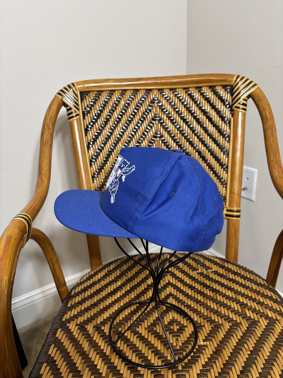 Vintage Vtg Ouiatenon Sportsman’s Club Hunting Indiana Snapback Hat Size ONE SIZE - 2 Thumbnail