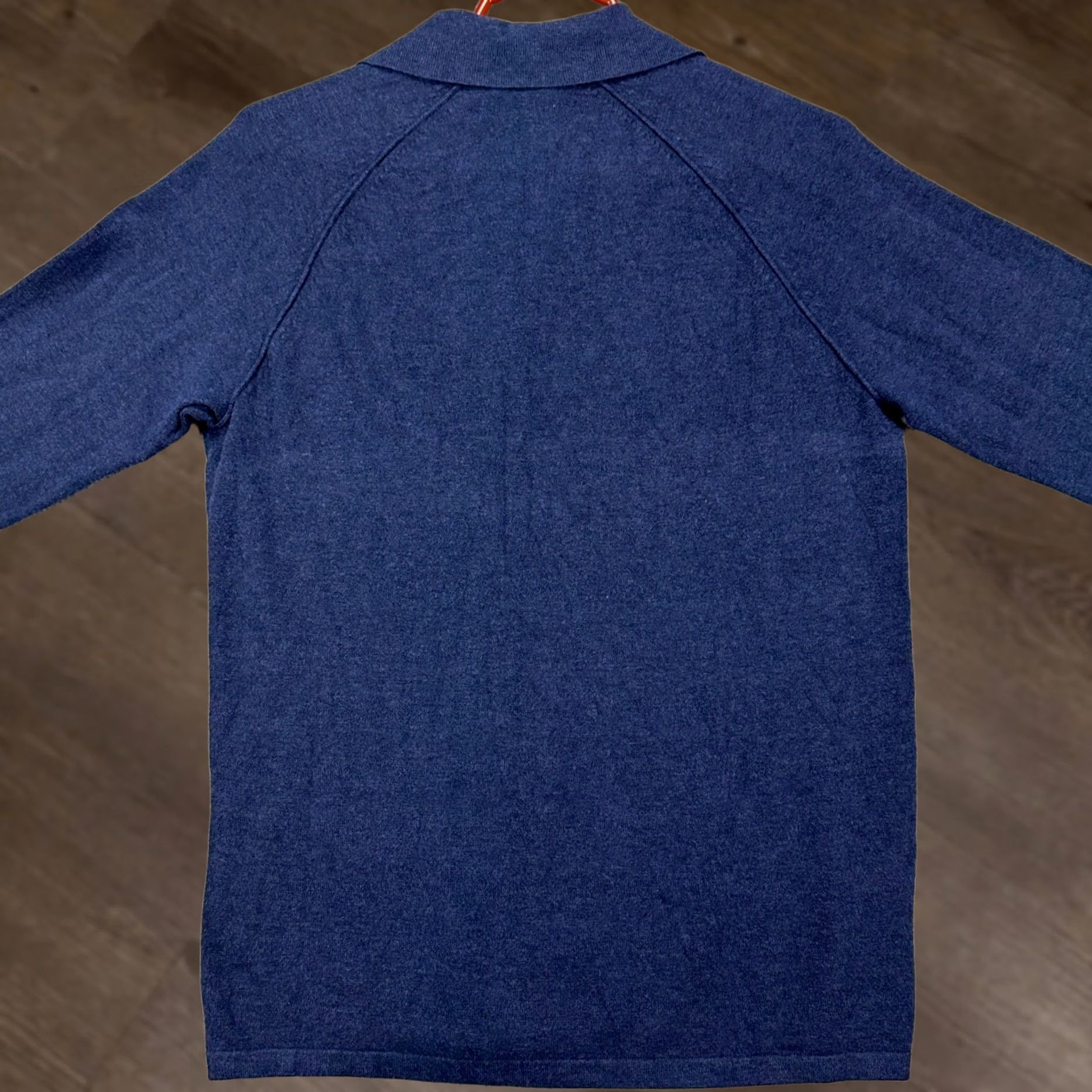 Armani Exchange Armani Exchange Sweater Polo Mens Medium Blue Long Sleeve Lightweight Stretch Size US M / EU 48-50 / 2 - 1 Thumbnail