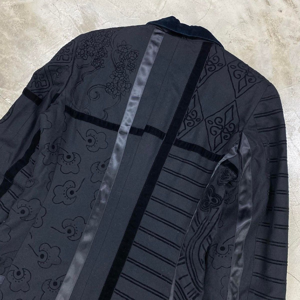 Dolce & Gabbana Archive FW1997 Velvet Devoré Patchwork Blazer Size 38S - 11 Thumbnail