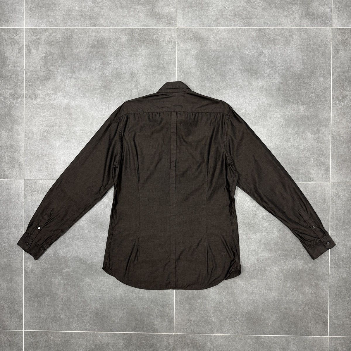 Burberry Burberry London Brown Button Shirt Long Sleeve Size 16-41 Size US M / EU 48-50 / 2 - 17 Thumbnail