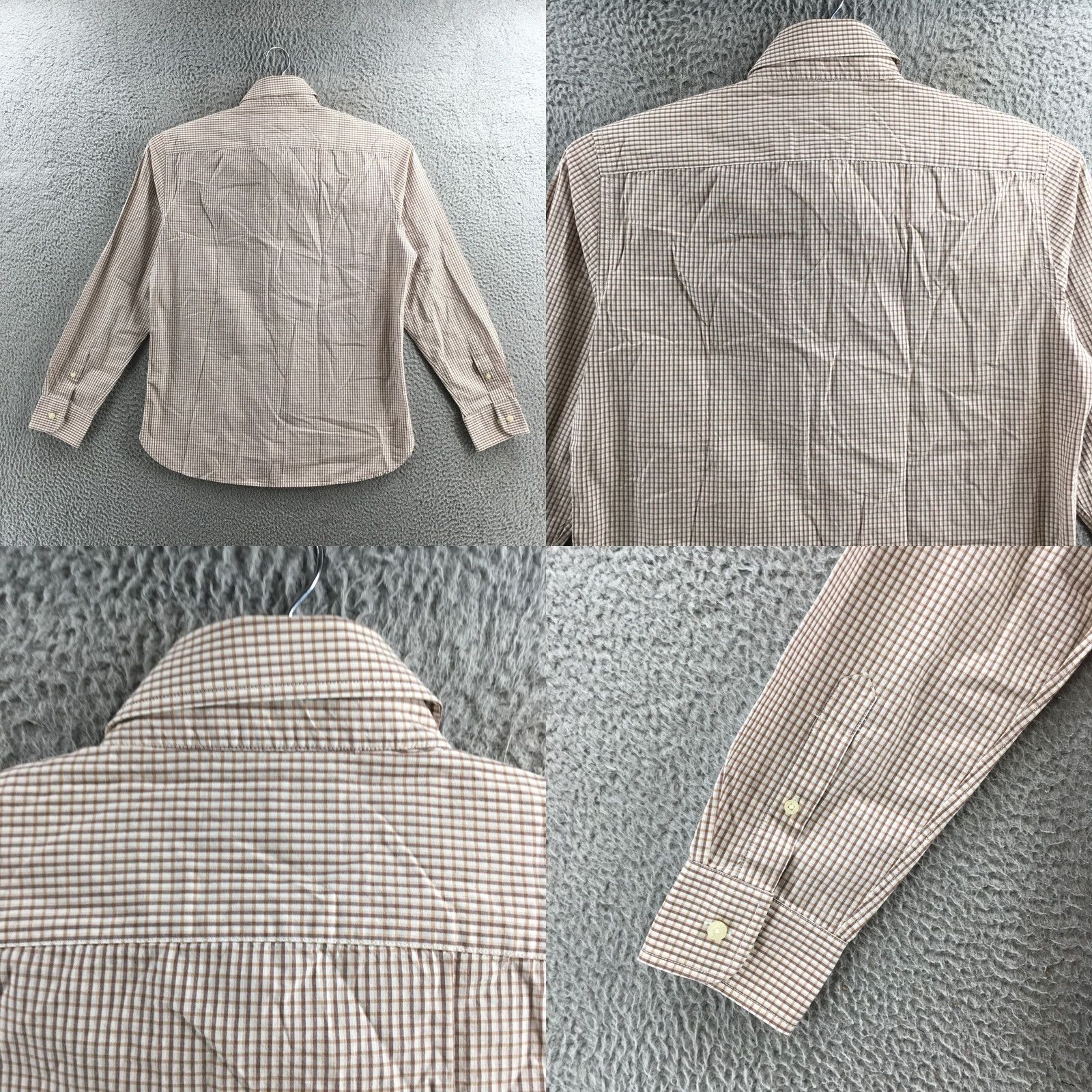 American Eagle Outfitters American Eagle Outfitters Shirt Mens Medium Brown Check Button Down Size US M / EU 48-50 / 2 - 8 Thumbnail