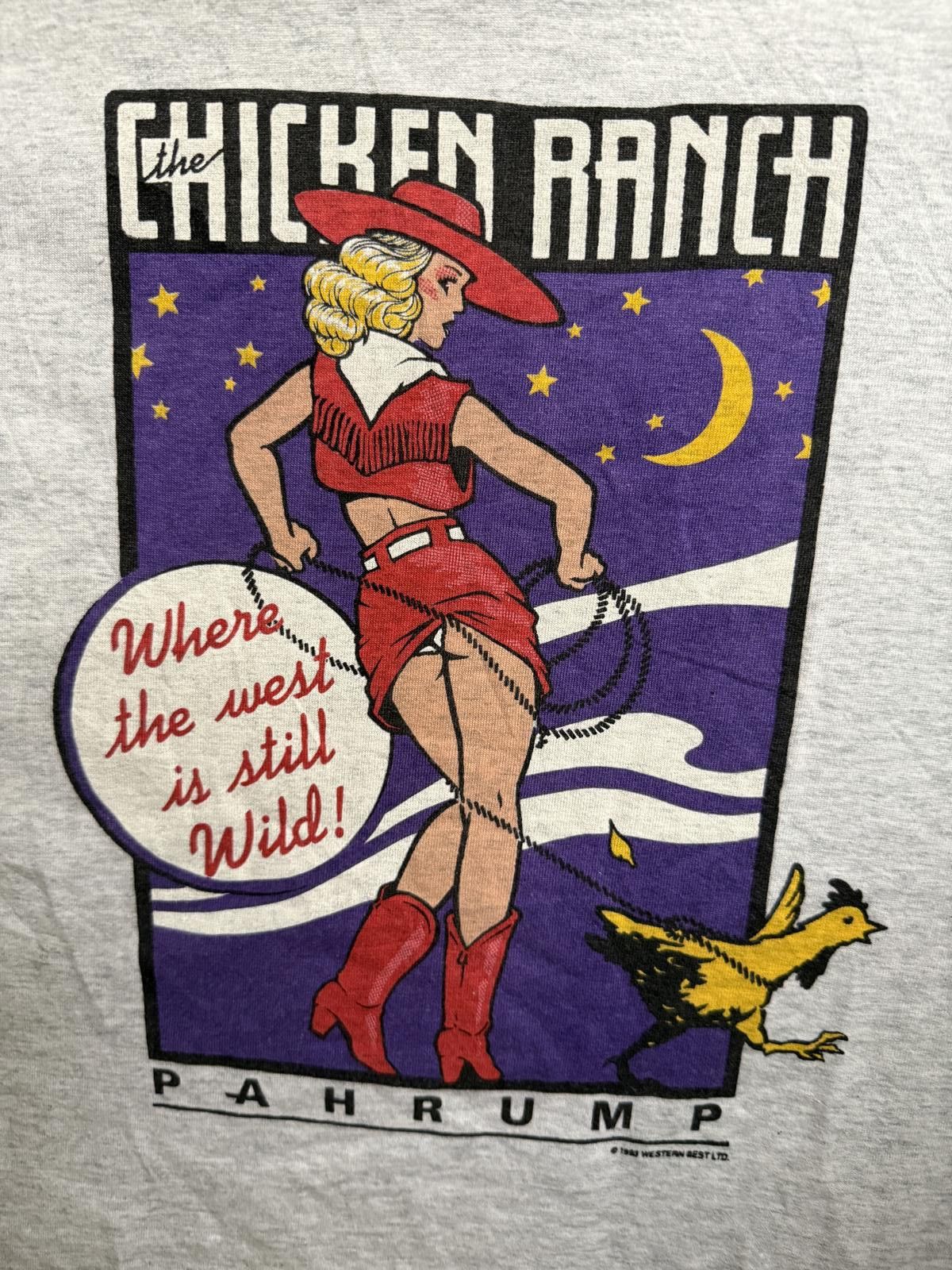 Fruit Of The Loom VTG The Chicken Ranch Brothel Art T-shirt Pahrump XXL Size US XXL / EU 58 / 5 - 3 Thumbnail