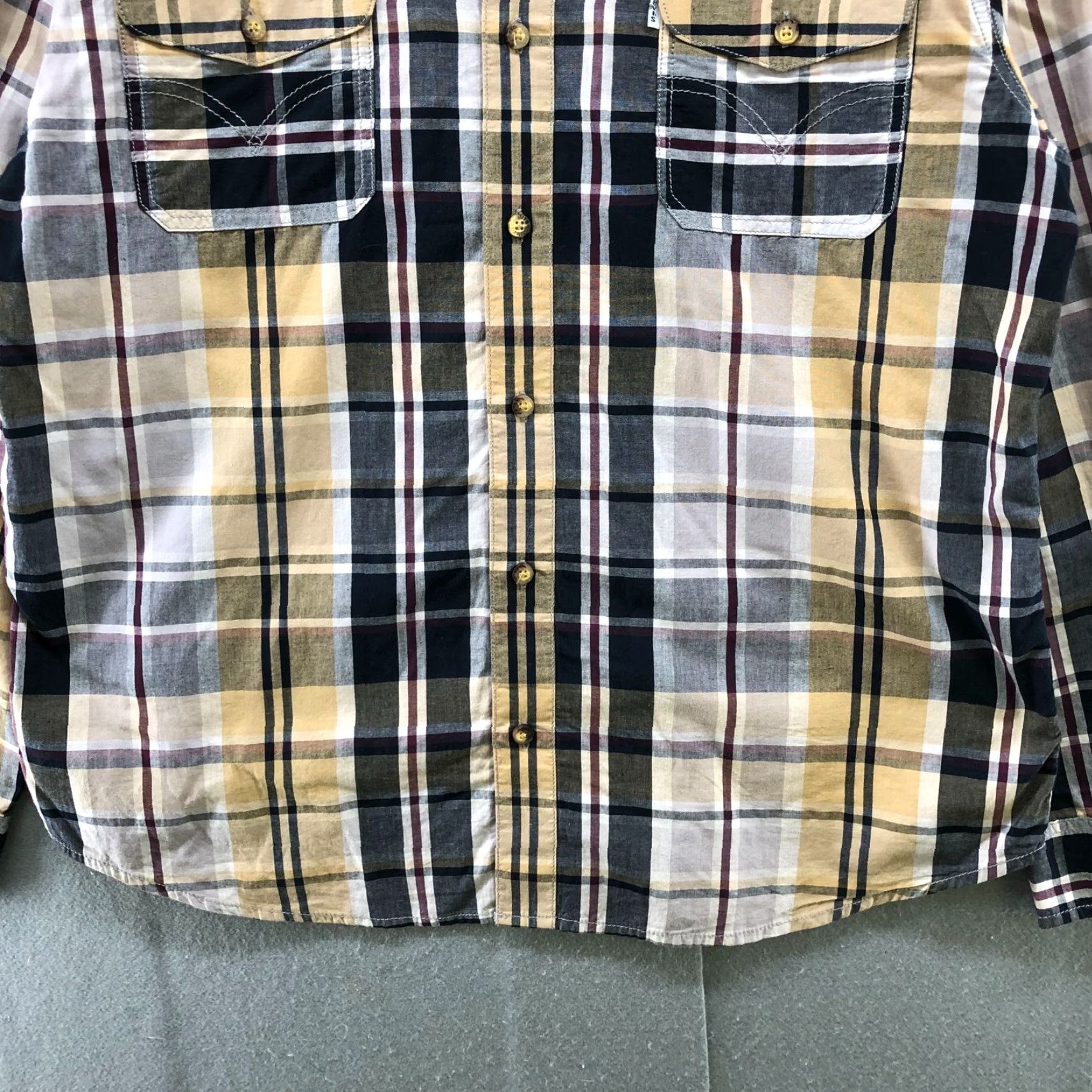 Levi's Levi's Western Shirt Mens 2XL Button-Up Plaid Cotton Casual Multicolor Long Sleeve Colorful Western Men Size US XXL / EU 58 / 5 - 4 Thumbnail