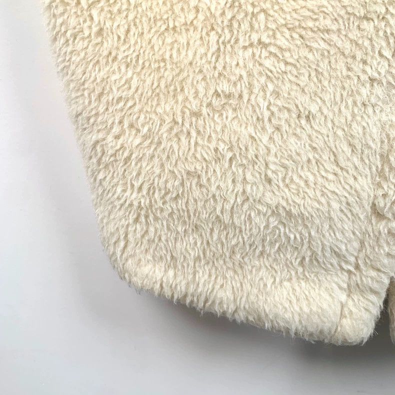 Max Mara Max Mara Teddy Collection Beige Teddy Wool Lapel Double-br Size XS / US 0-2 / IT 36-38 - 5 Thumbnail