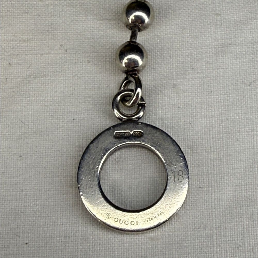 Gucci Gucci Sterling Silver Boule Toggle Bracelet 7.5” Size ONE SIZE - 6 Thumbnail