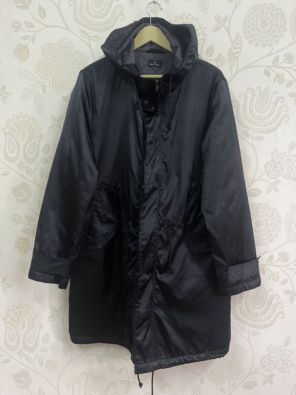 Paul Smith × Vintage Paul Smith Nylon Parkas Long Jacket Size US L / EU 52-54 / 3 - 3 Thumbnail
