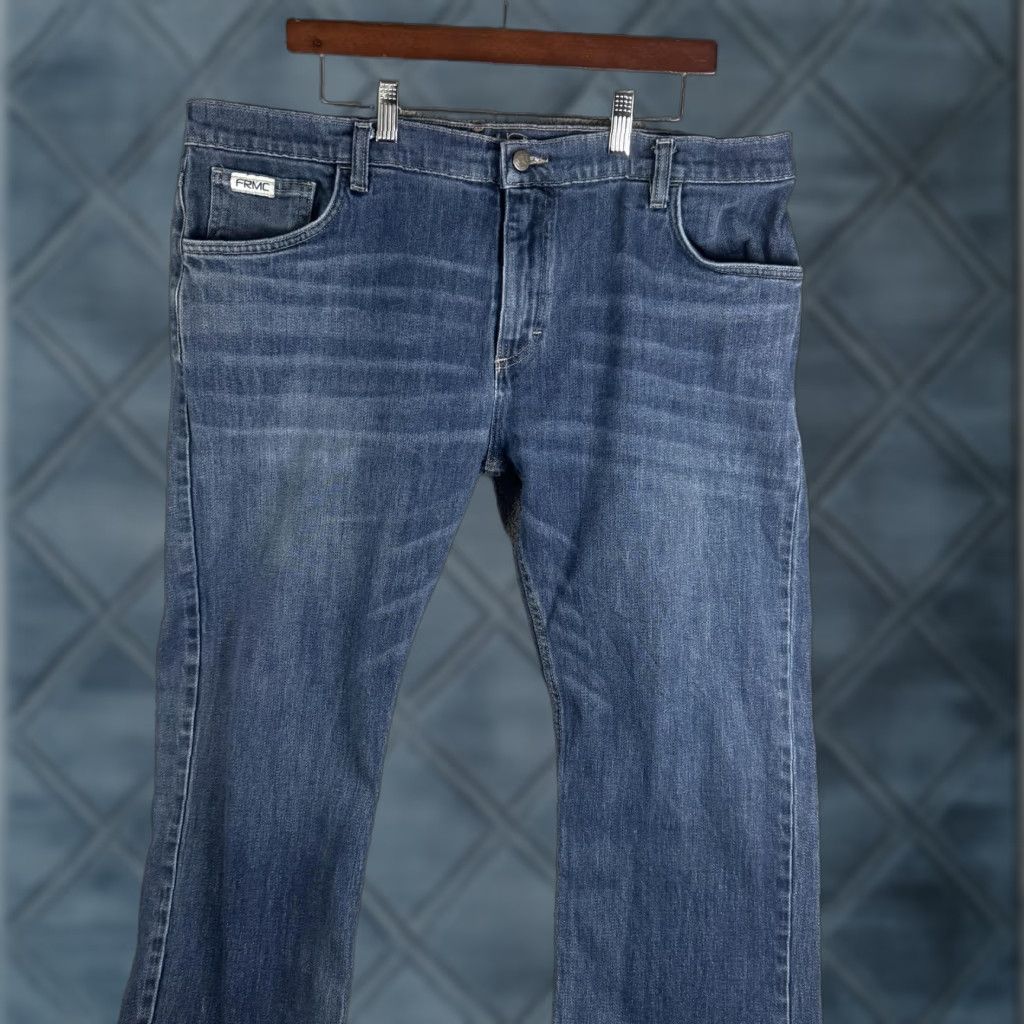 Denime Tyndale FR Jeans Mens 40x30 Blue Relaxed Straight Leg Denim Flame-Resistant Jeans Size US 40 / EU 56 - 1 Thumbnail