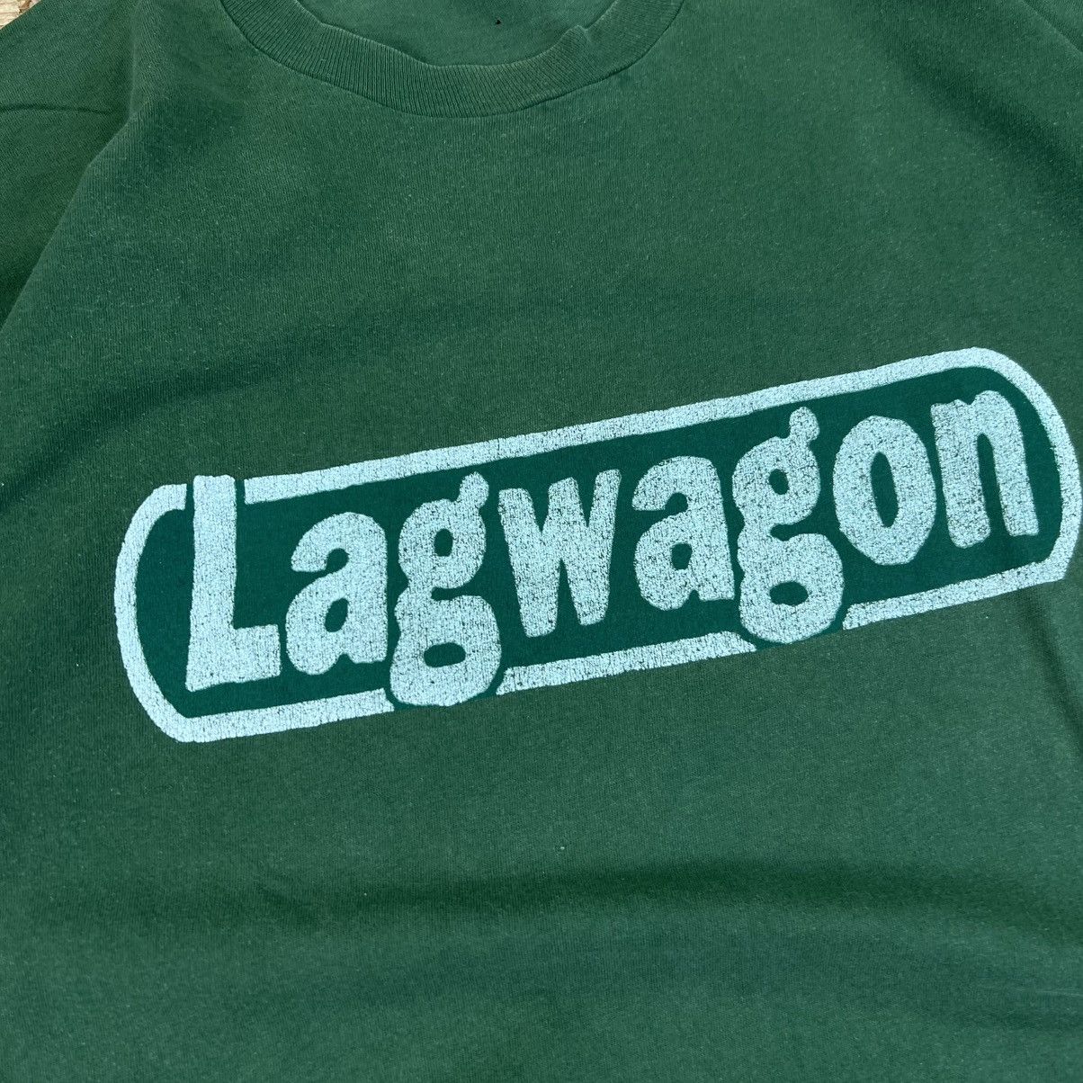 Band Tees × Vintage Vintage 1994 LAGWAGON Euro Trash Tour T Shirt 90s Band tee Size US XL / EU 56 / 4 - 4 Thumbnail